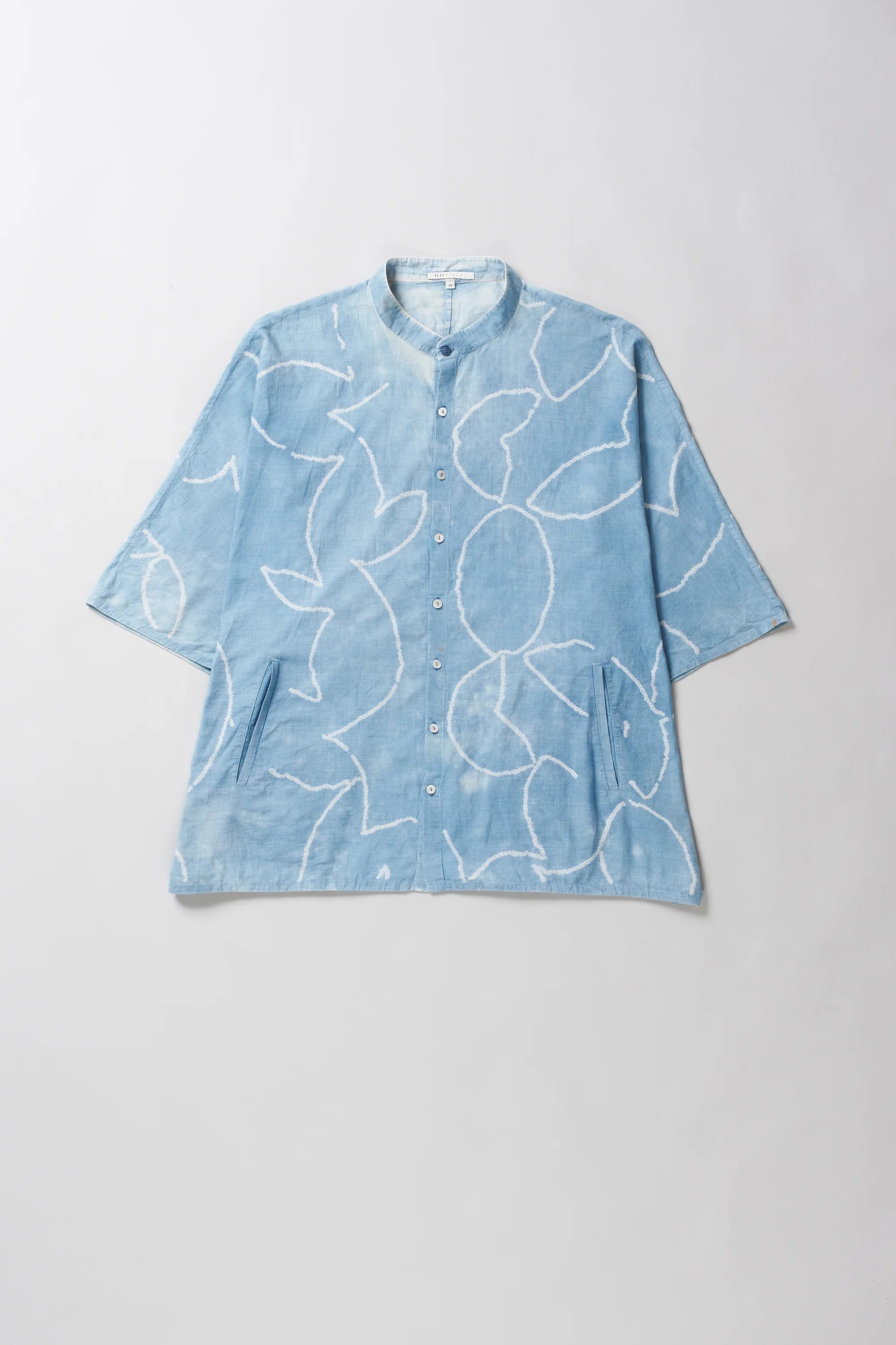 Hand Spun Cotton Bandhani Shirt