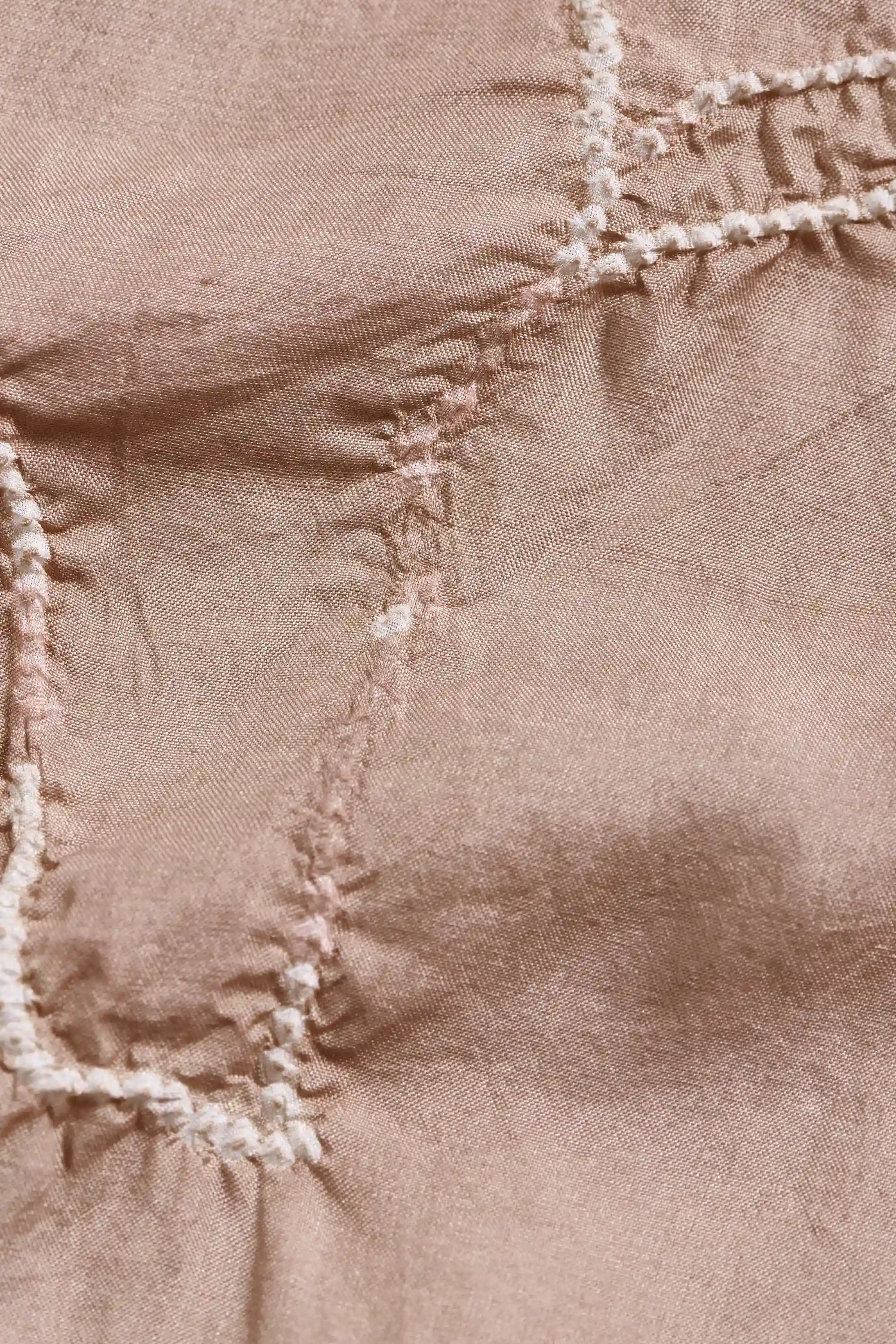 Vintage Pink Silk Bandhani Sqlarge