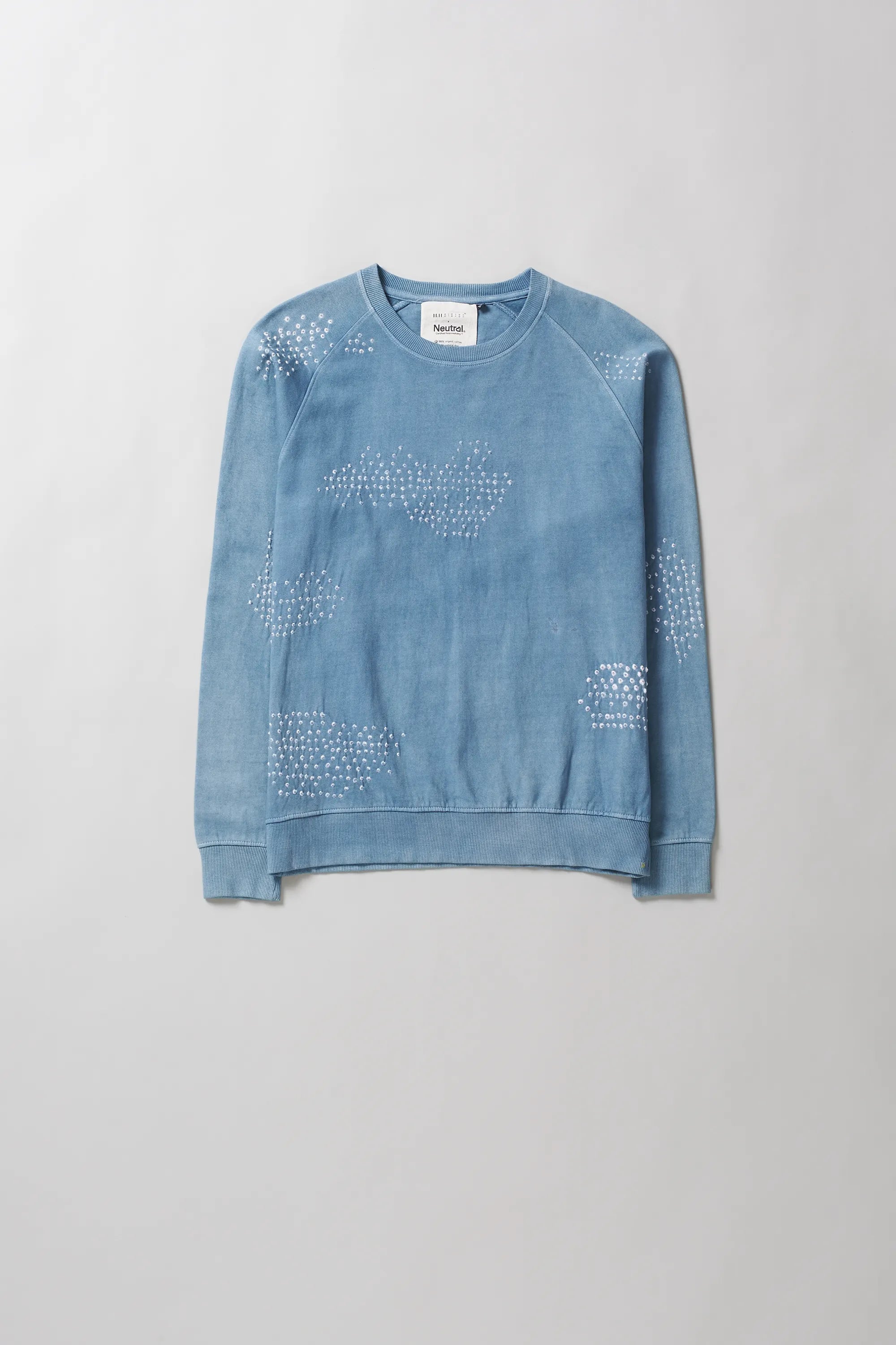 Sky Indigo Bandhani Sweatshirt