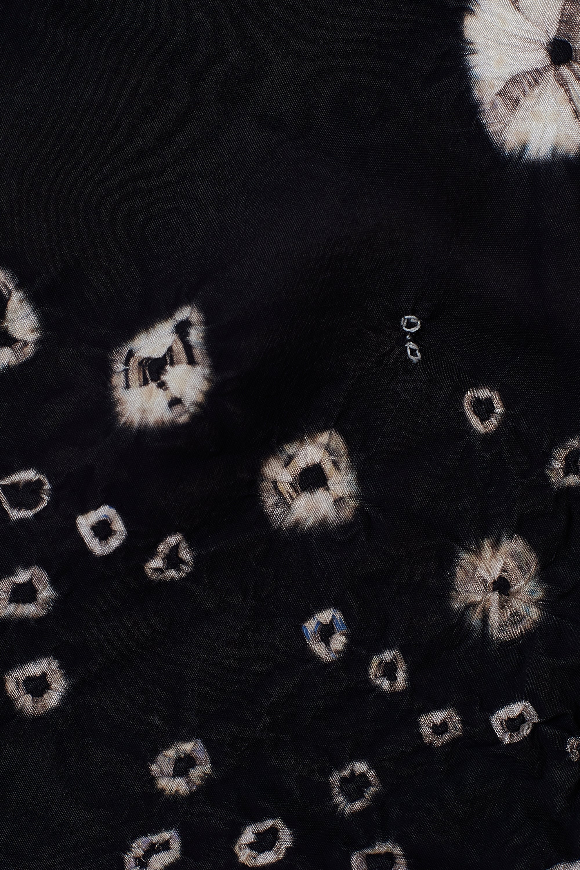 Fabric close-up with shibori