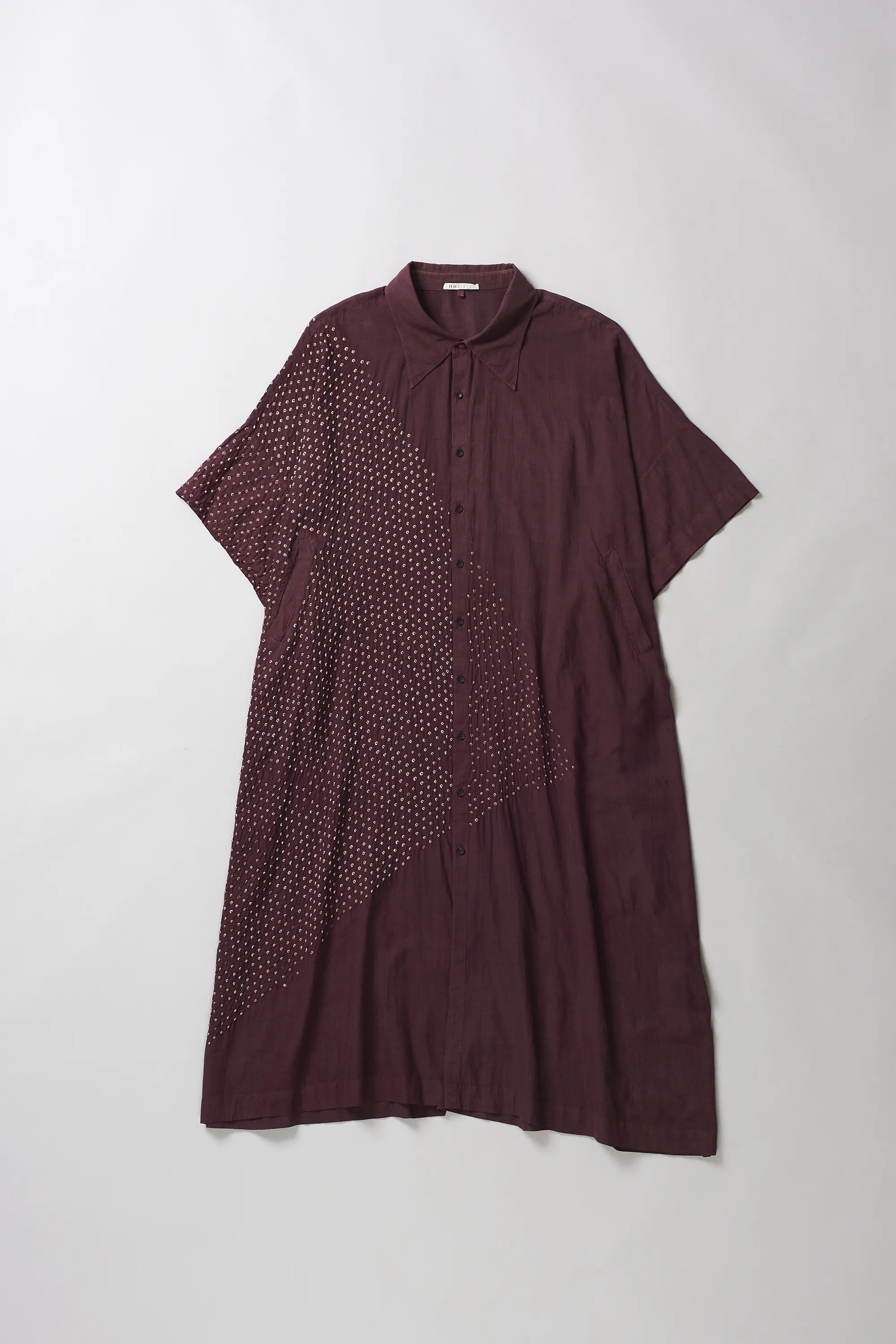 Purple Red Kaftan Shirt