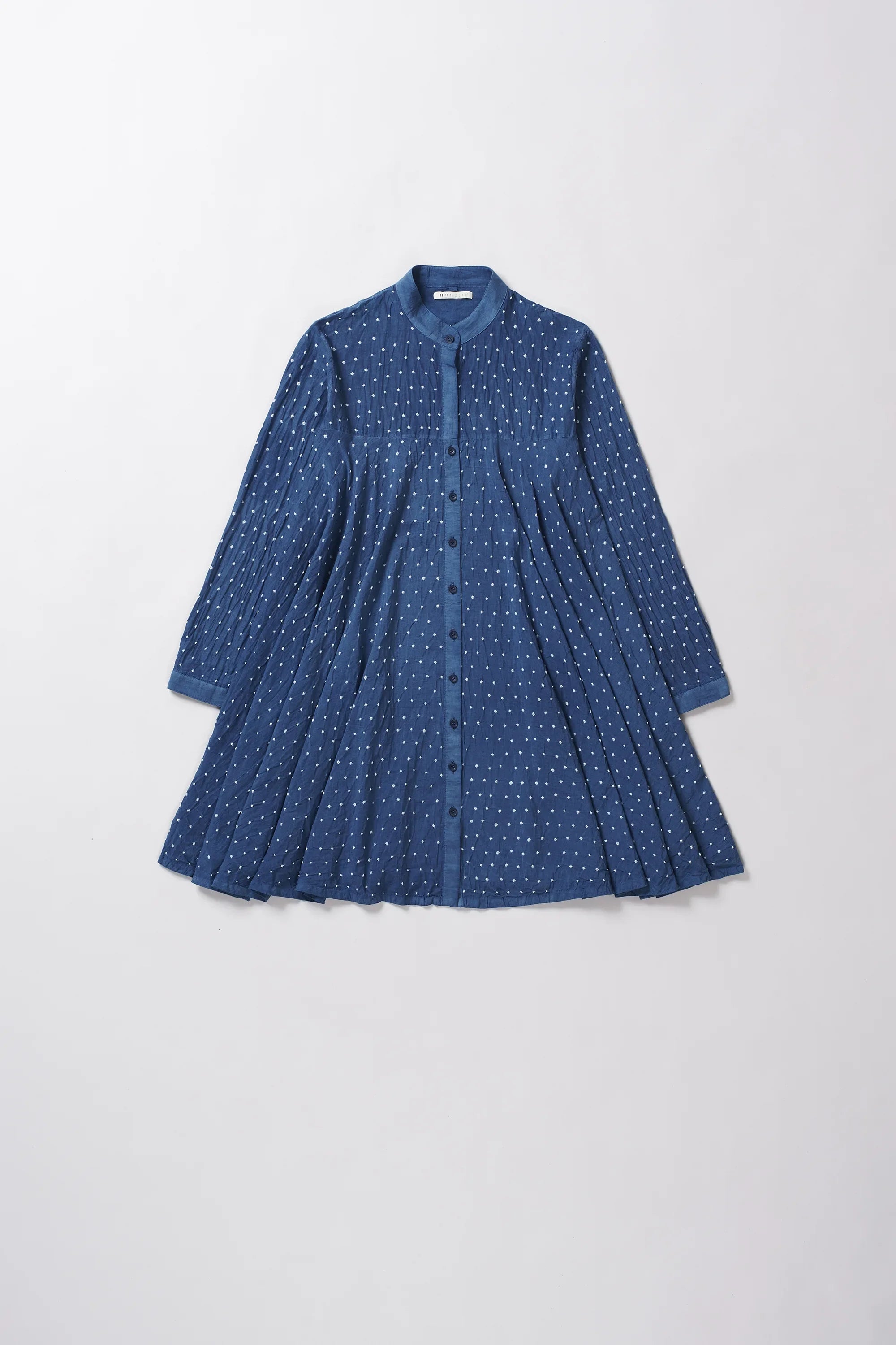 MEDIUM INDIGO BANDHANI SHIRT
