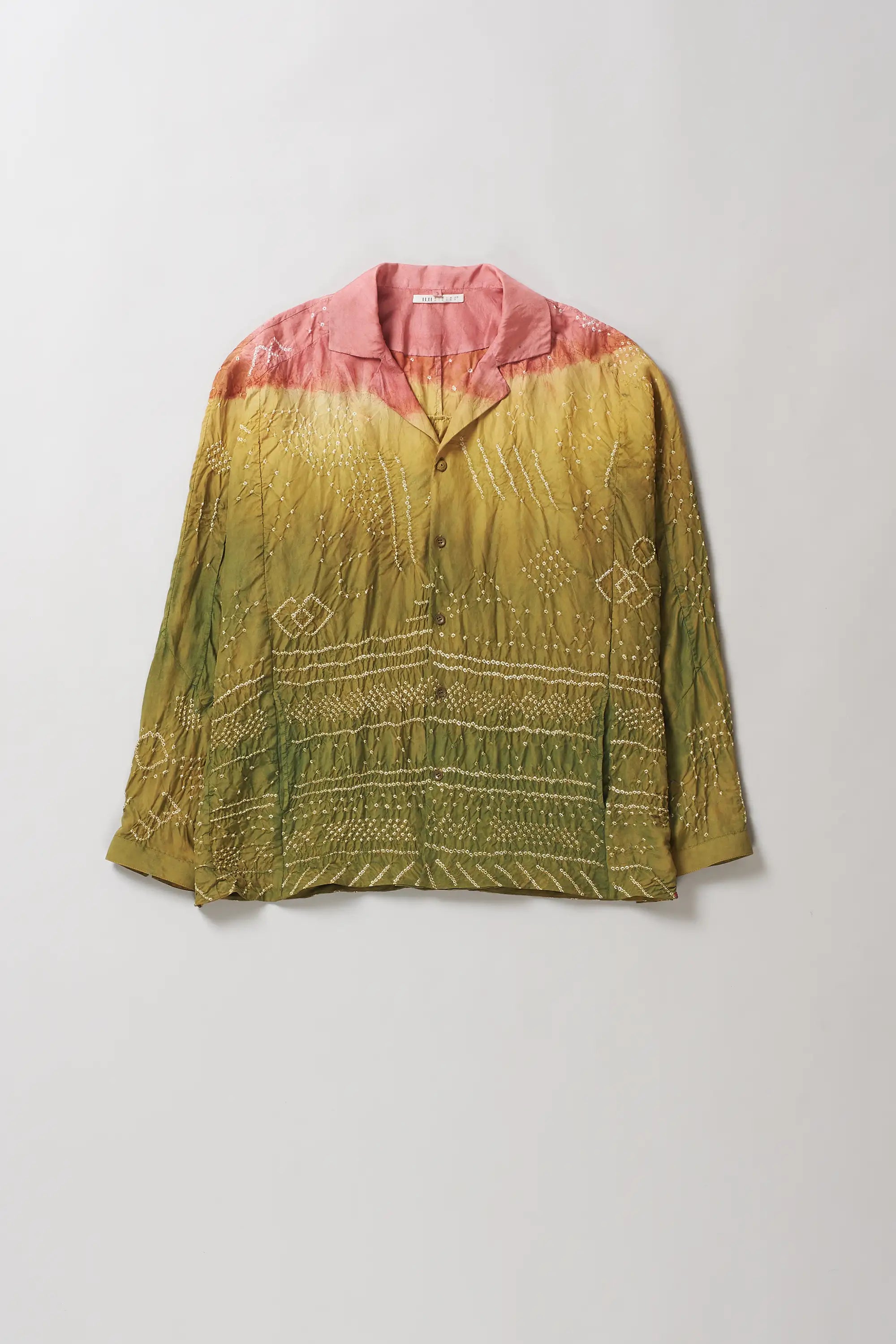 Multi Colour Slim Fit Silk Shirt