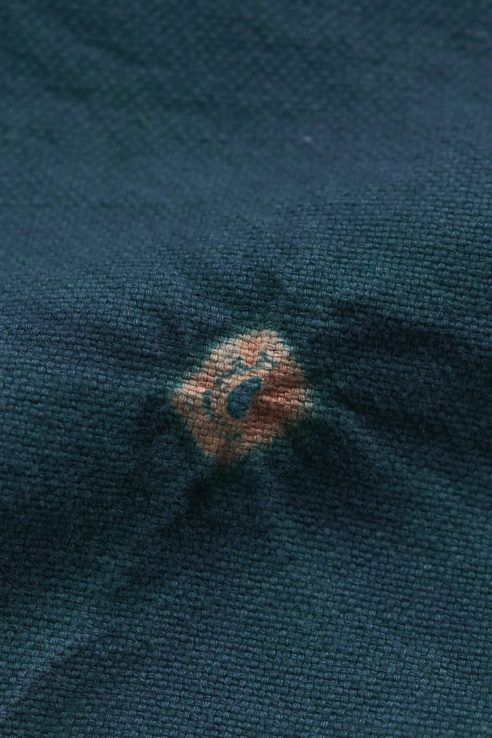 Bandhani Macca Shirt in Bottle Green