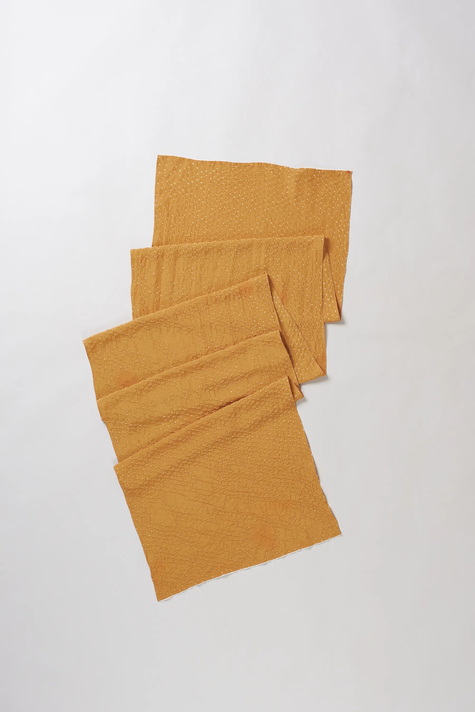 Mustard Yellow Silk Scarf