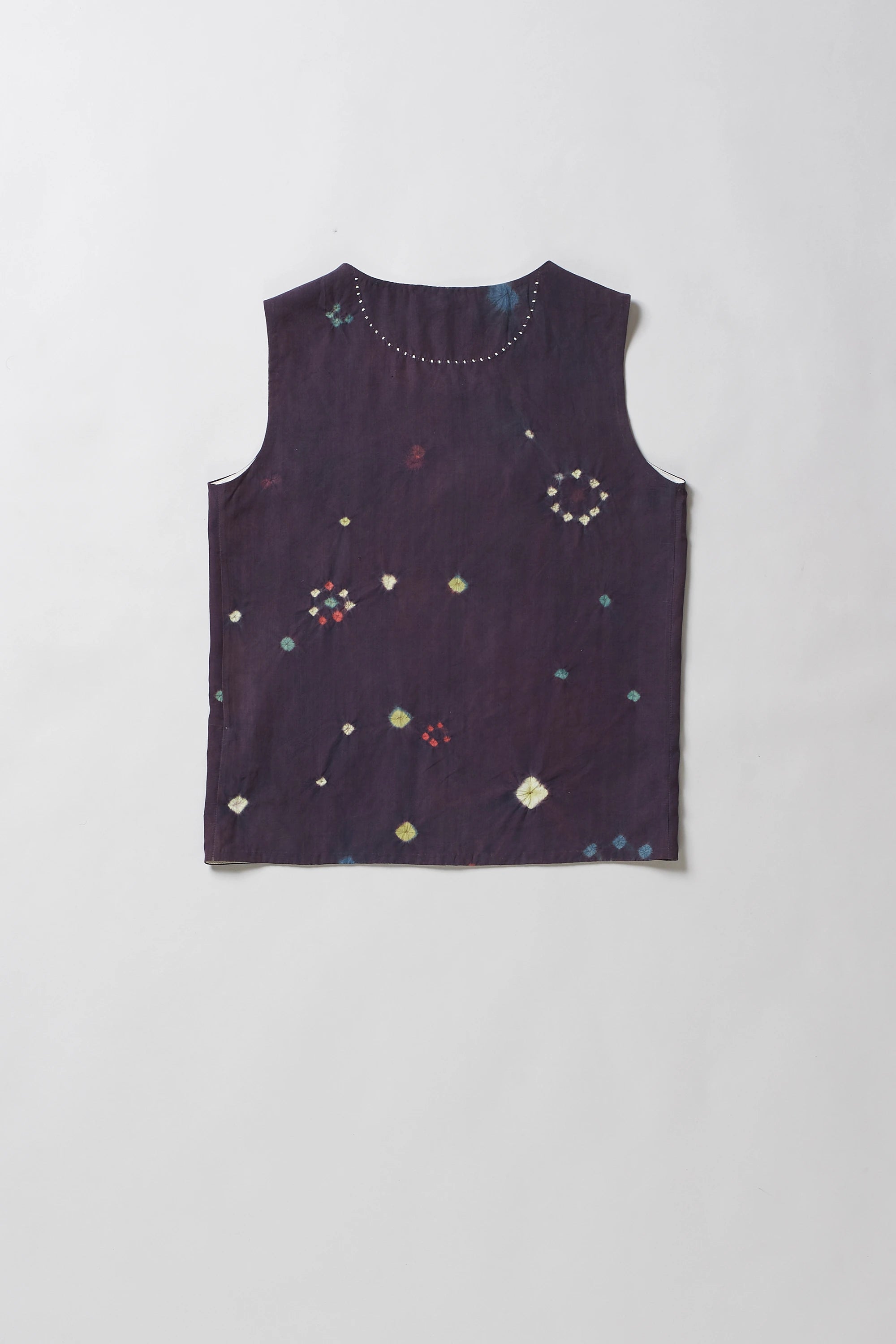 Silk Women Top in Bandhani