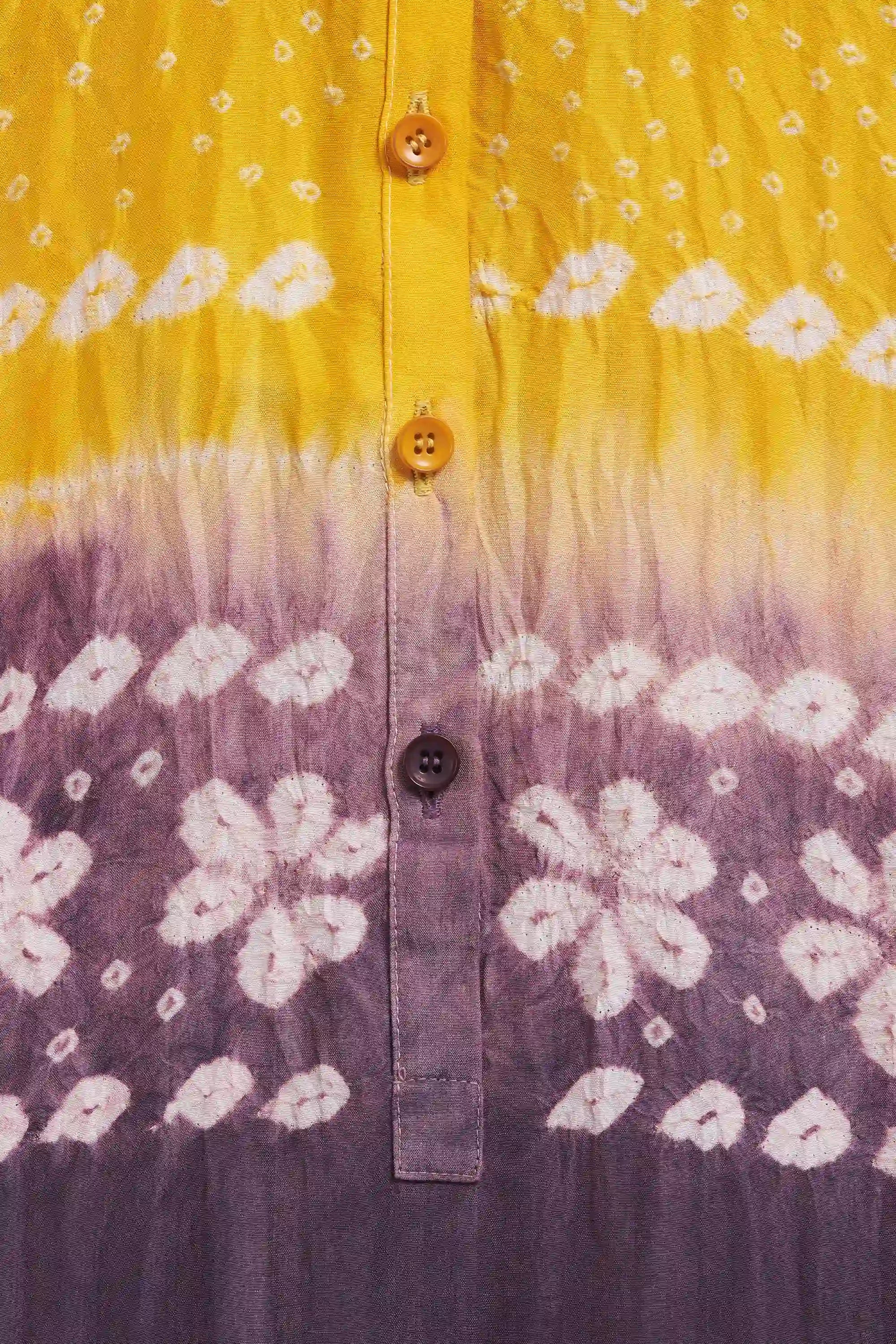 Shibori Silk Dress