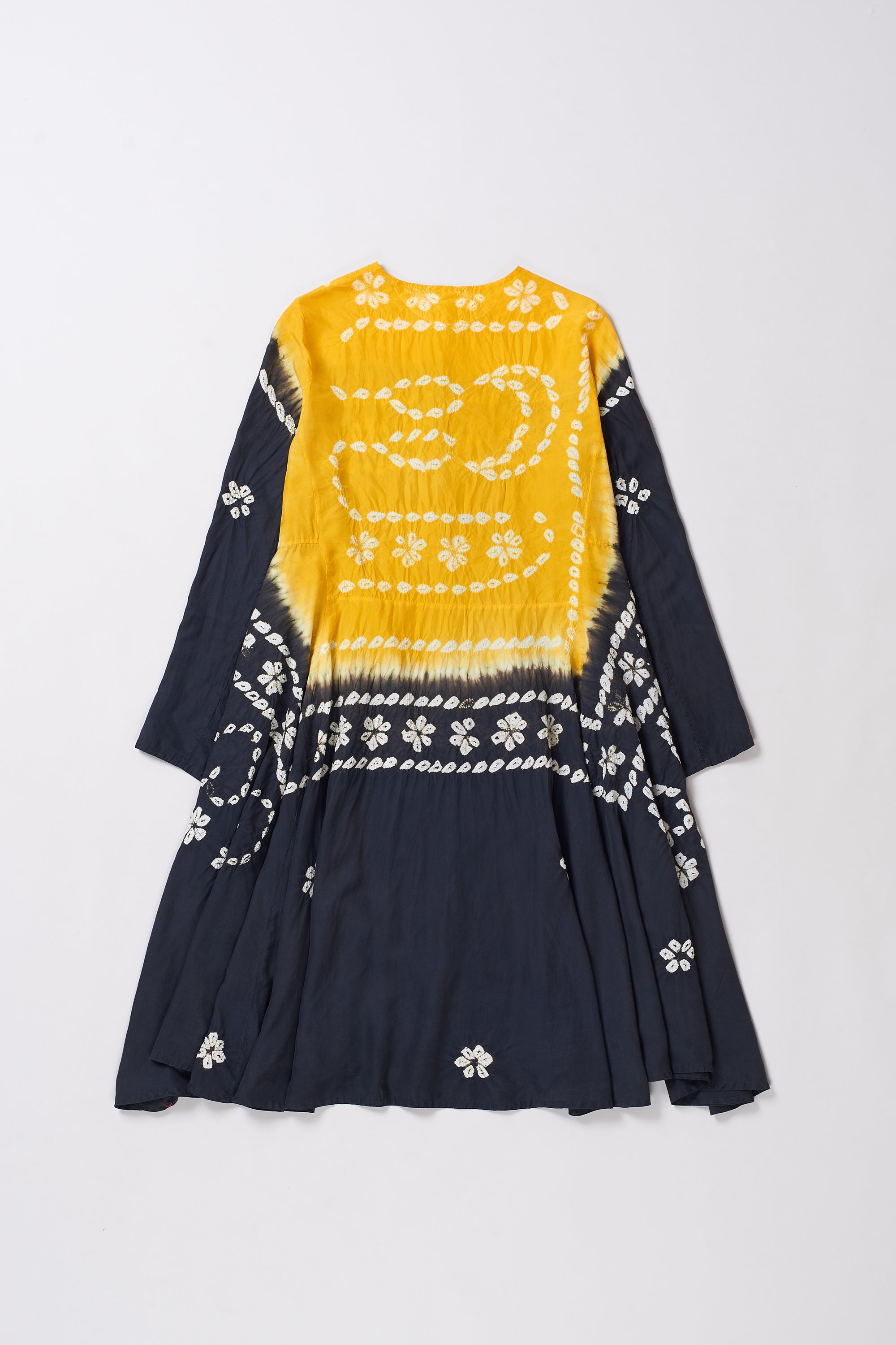 SILK MULTI COLOUR SHIBORI DRESS