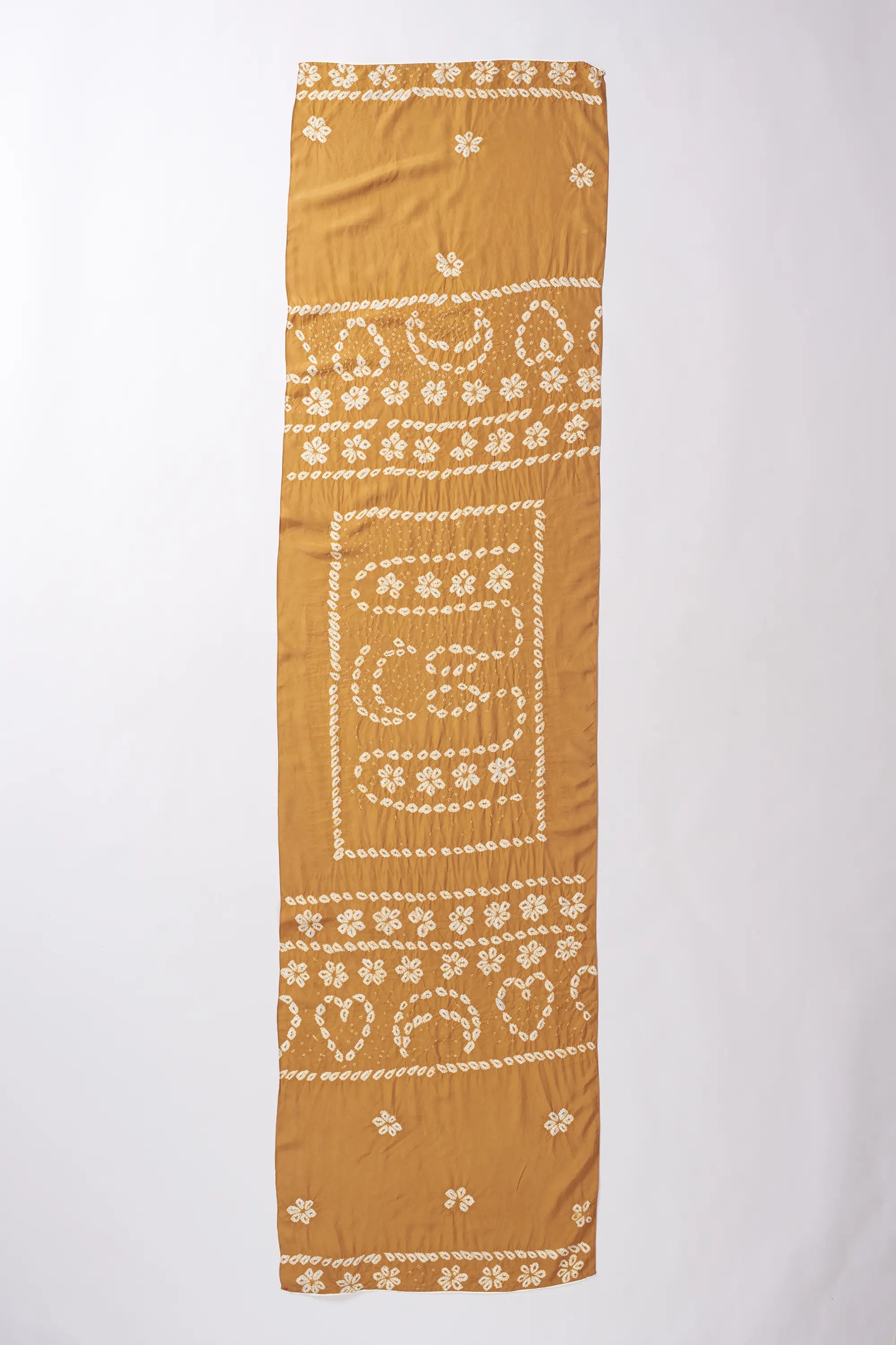 Mustard Yellow Silk Scarf