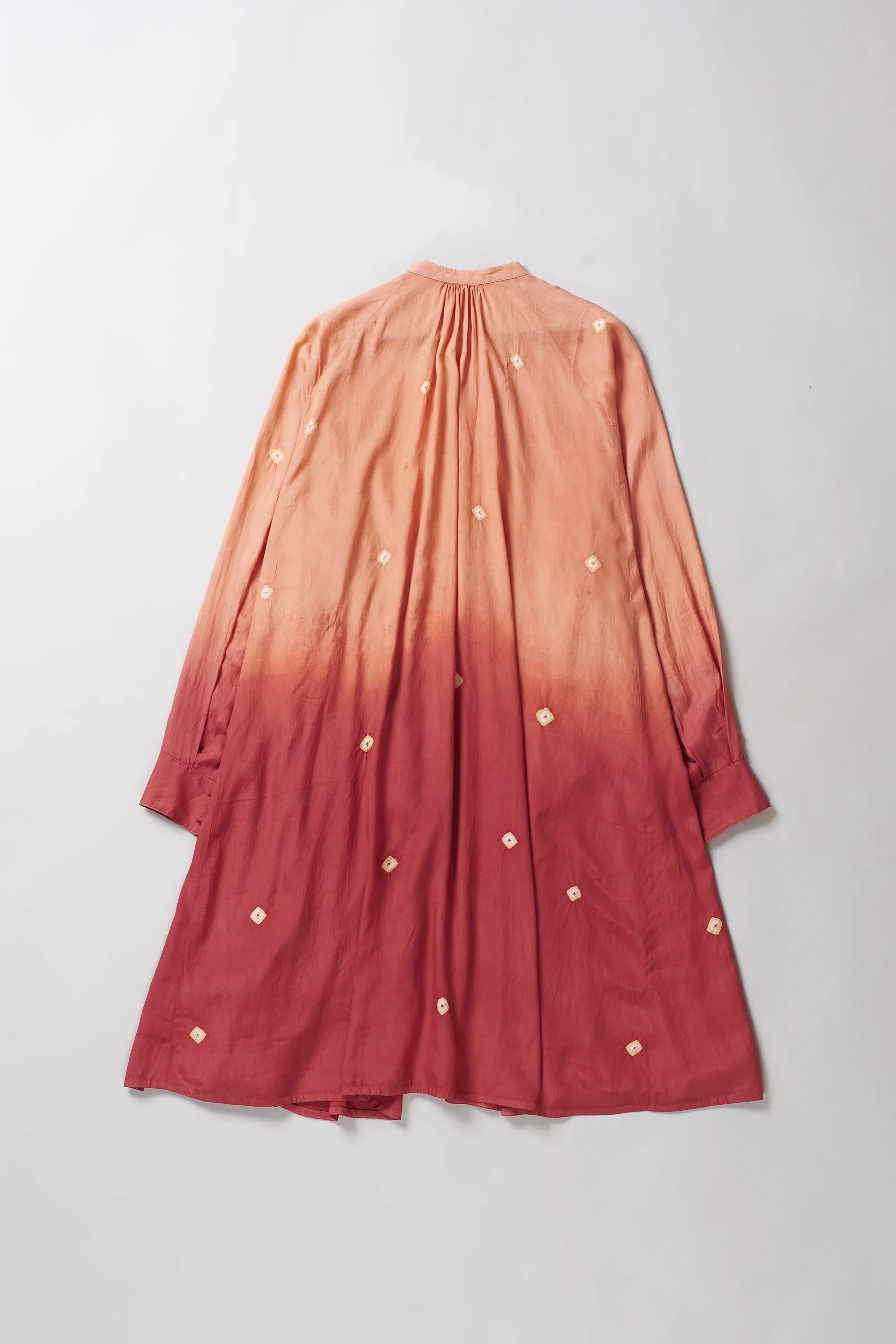 Hibiscus Multi Bandhani Silk Dress