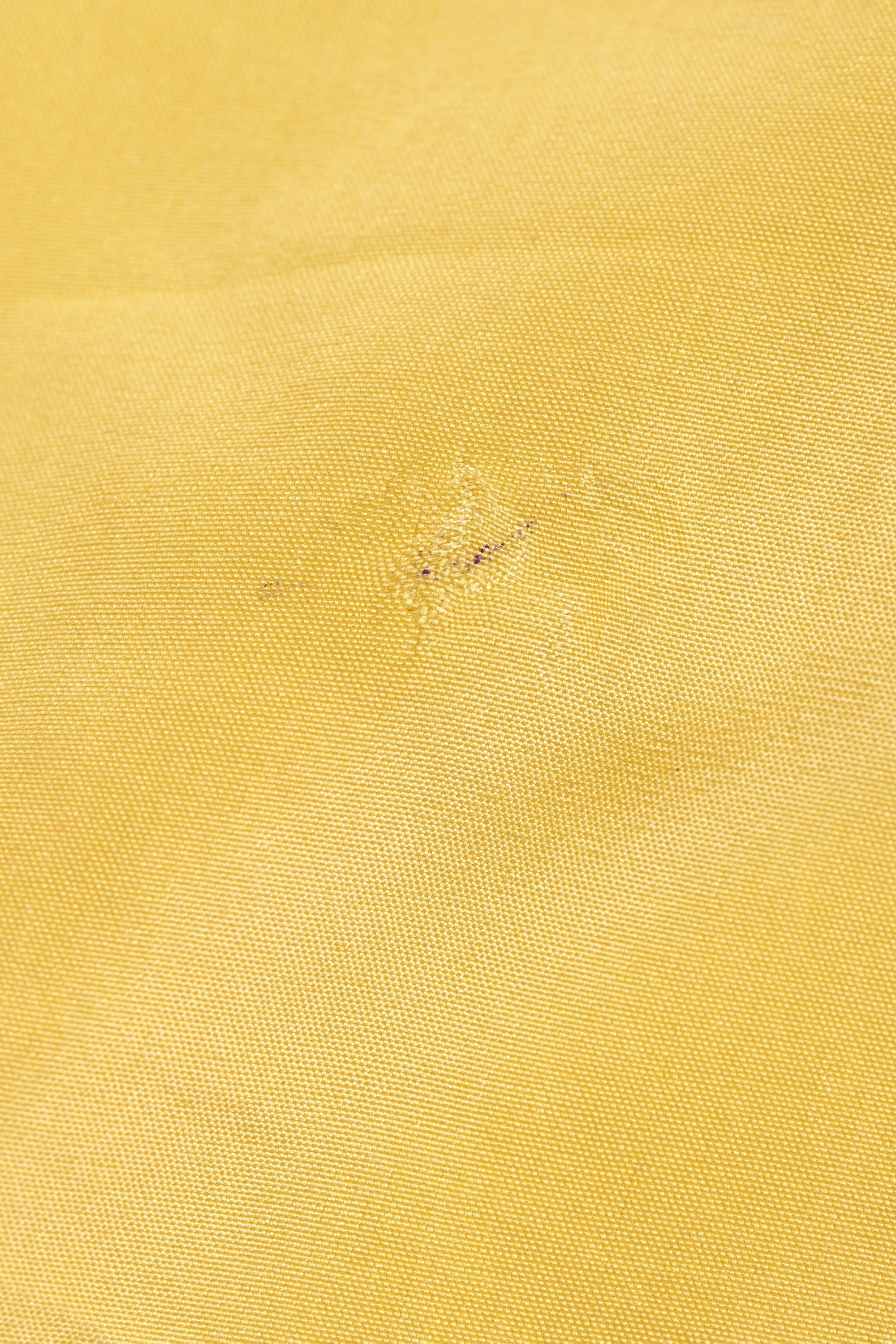 Relaxed Fit Shirt Embroidered Dyed in Lemon Yellow