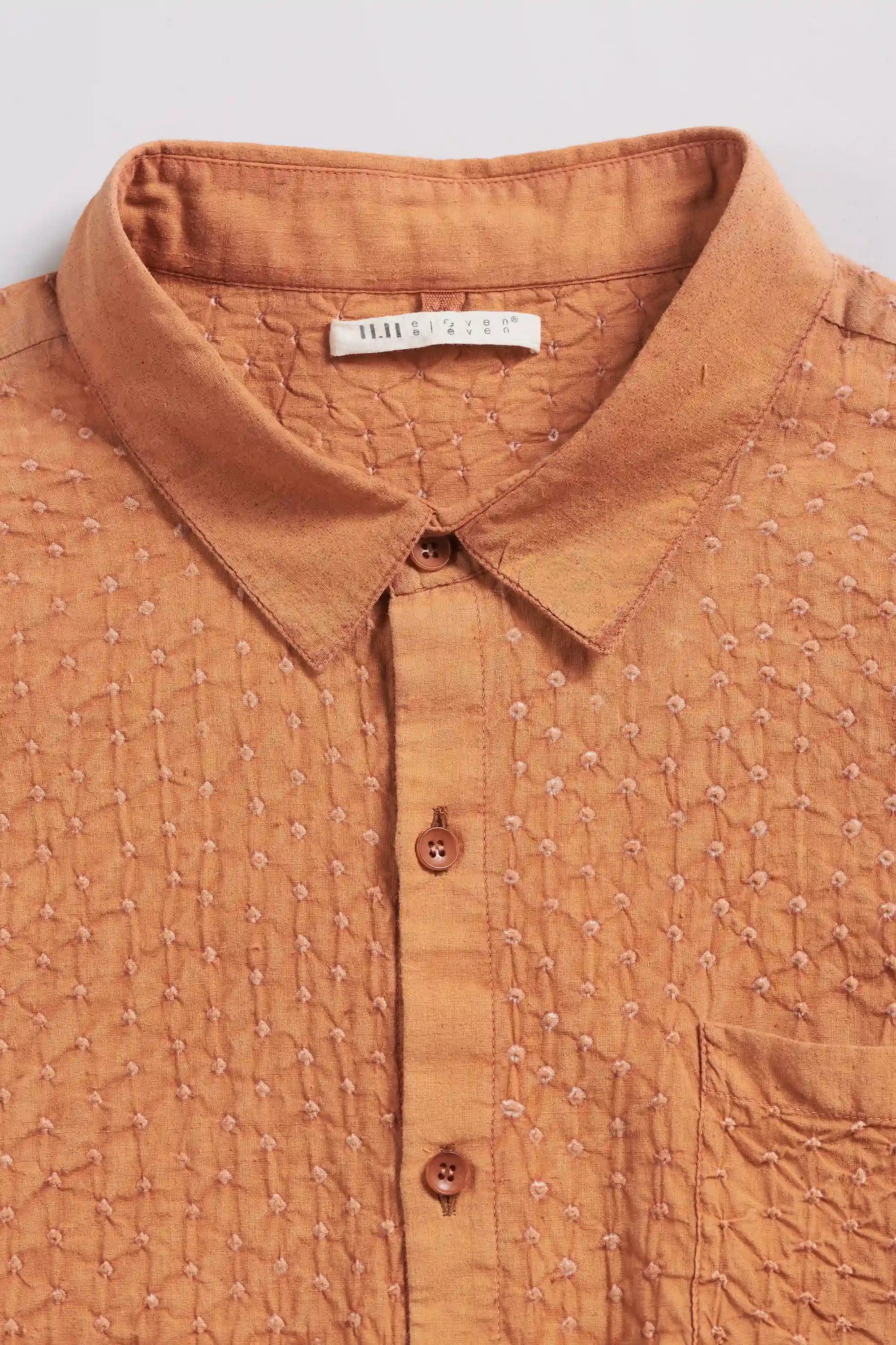 Sunset Orange Bandhani Unisex Shirt