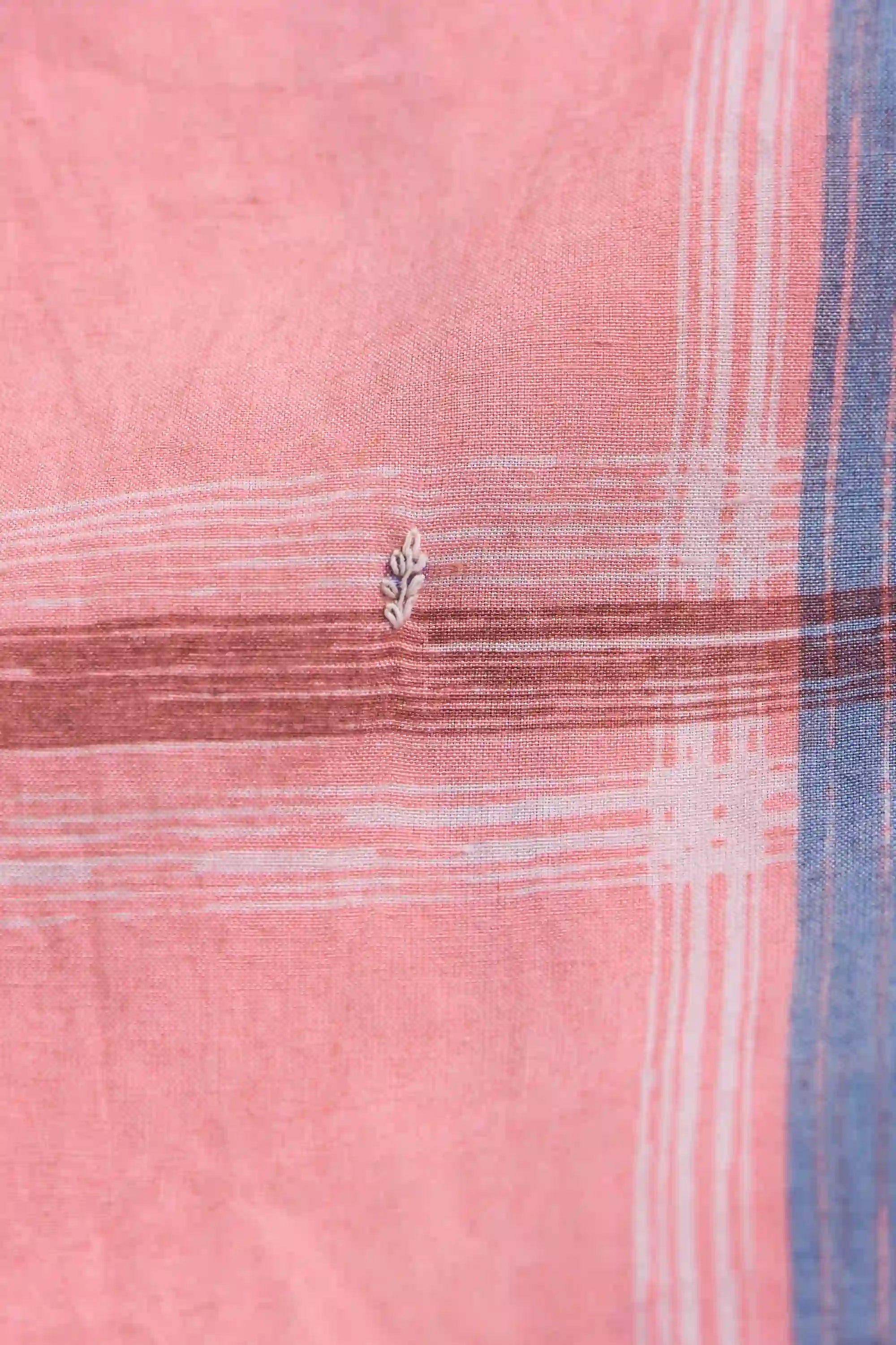 Chalk Pink Cotton Silk Blend Women Dress
