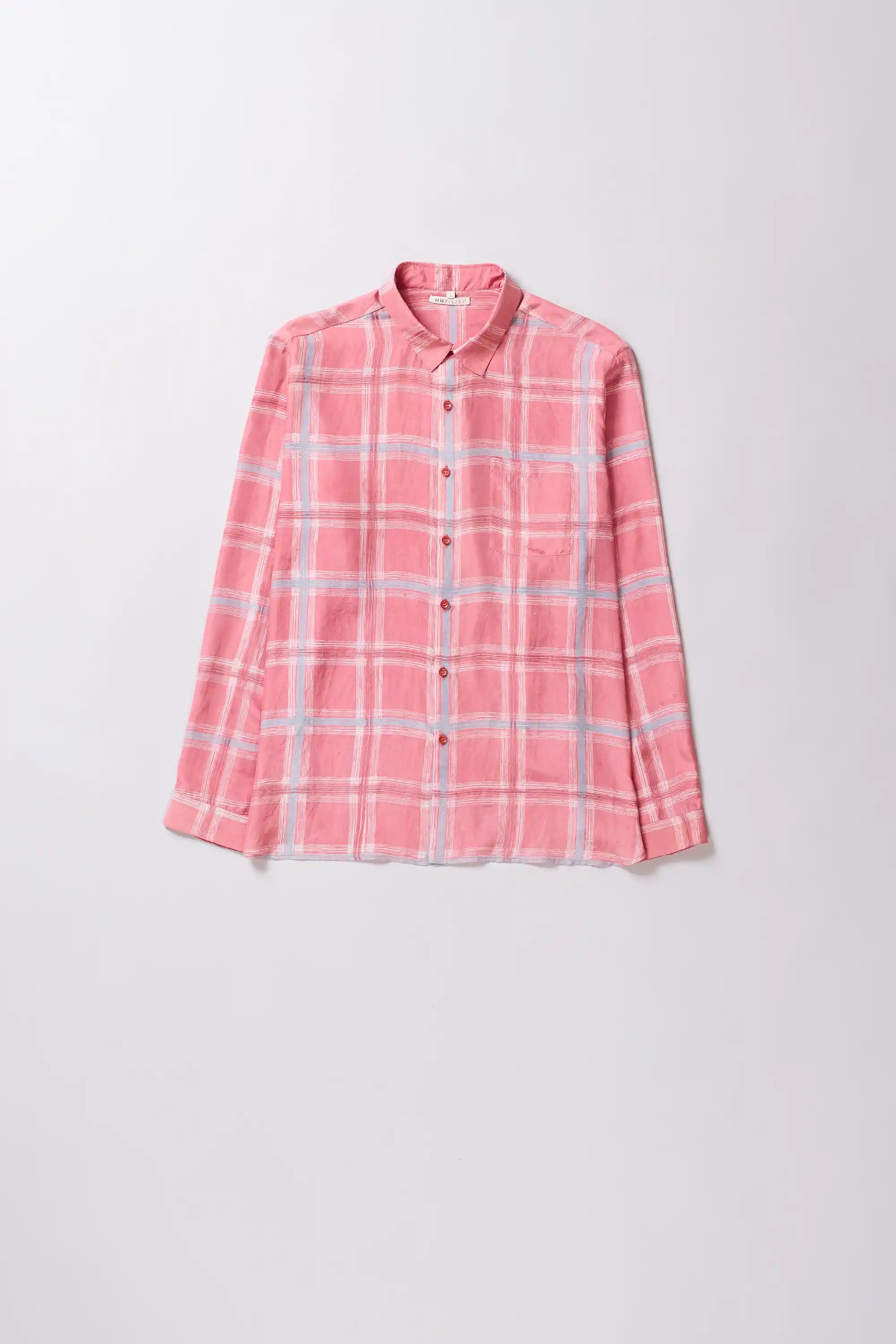 Chalk Pink Checked Shirt