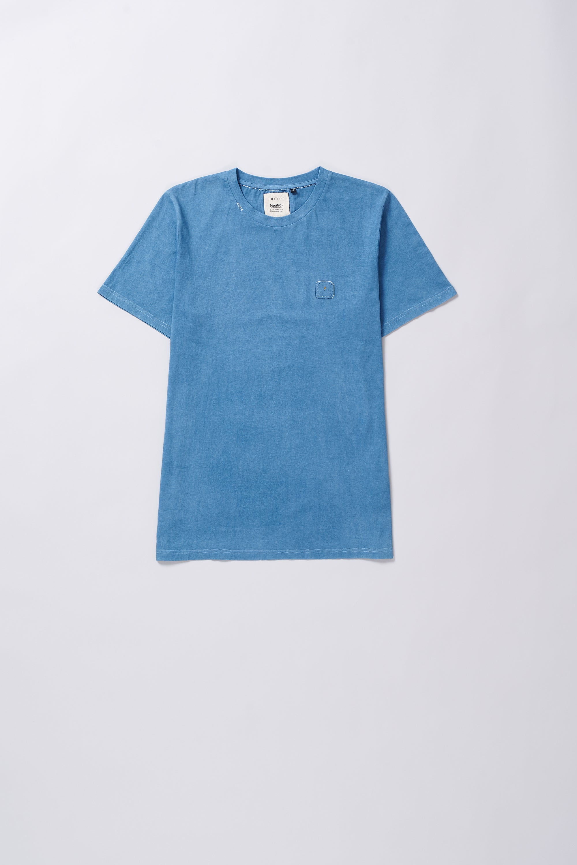 Light indigo cotton shirt