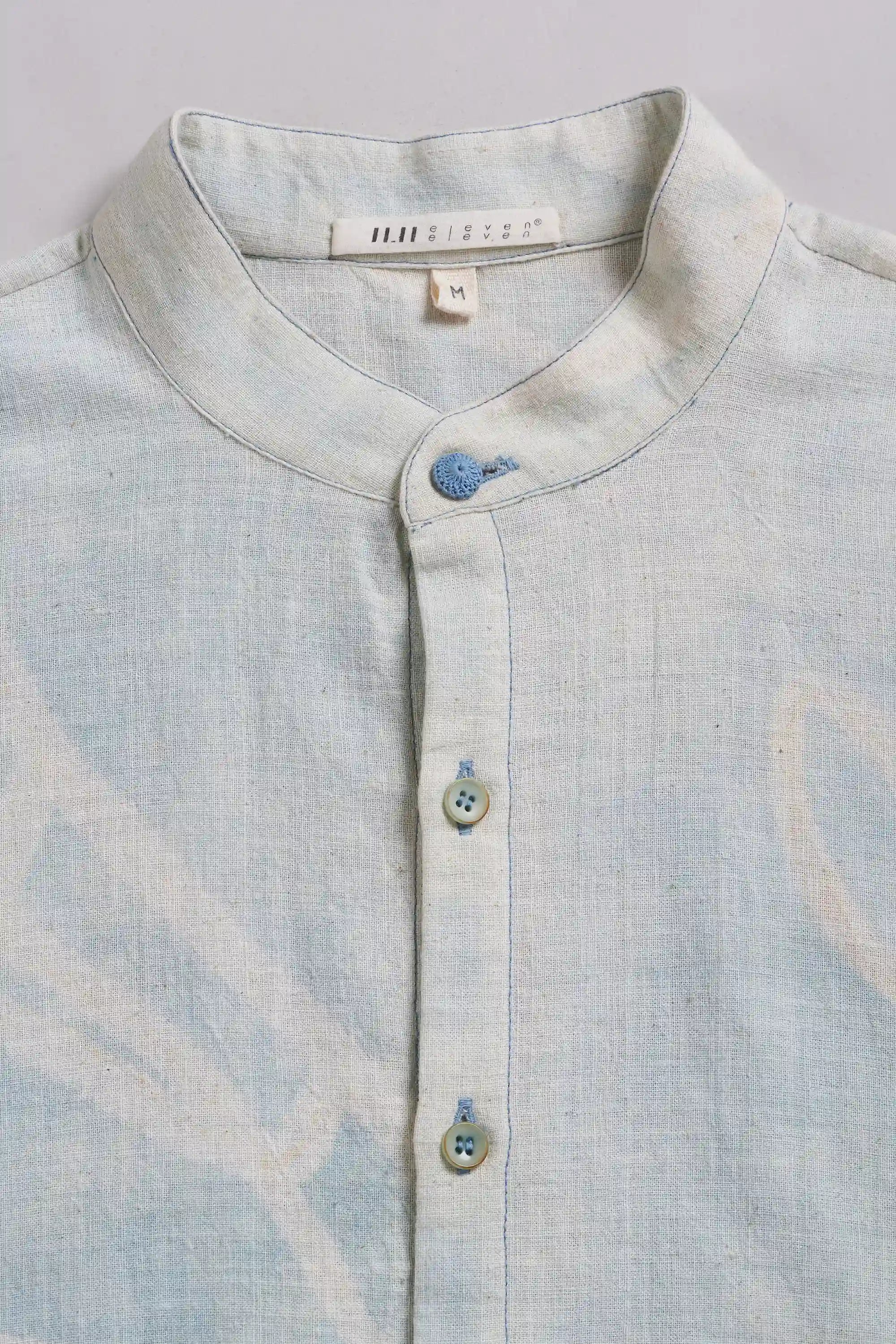 Kimono Sleeve Shirt in Light indigo