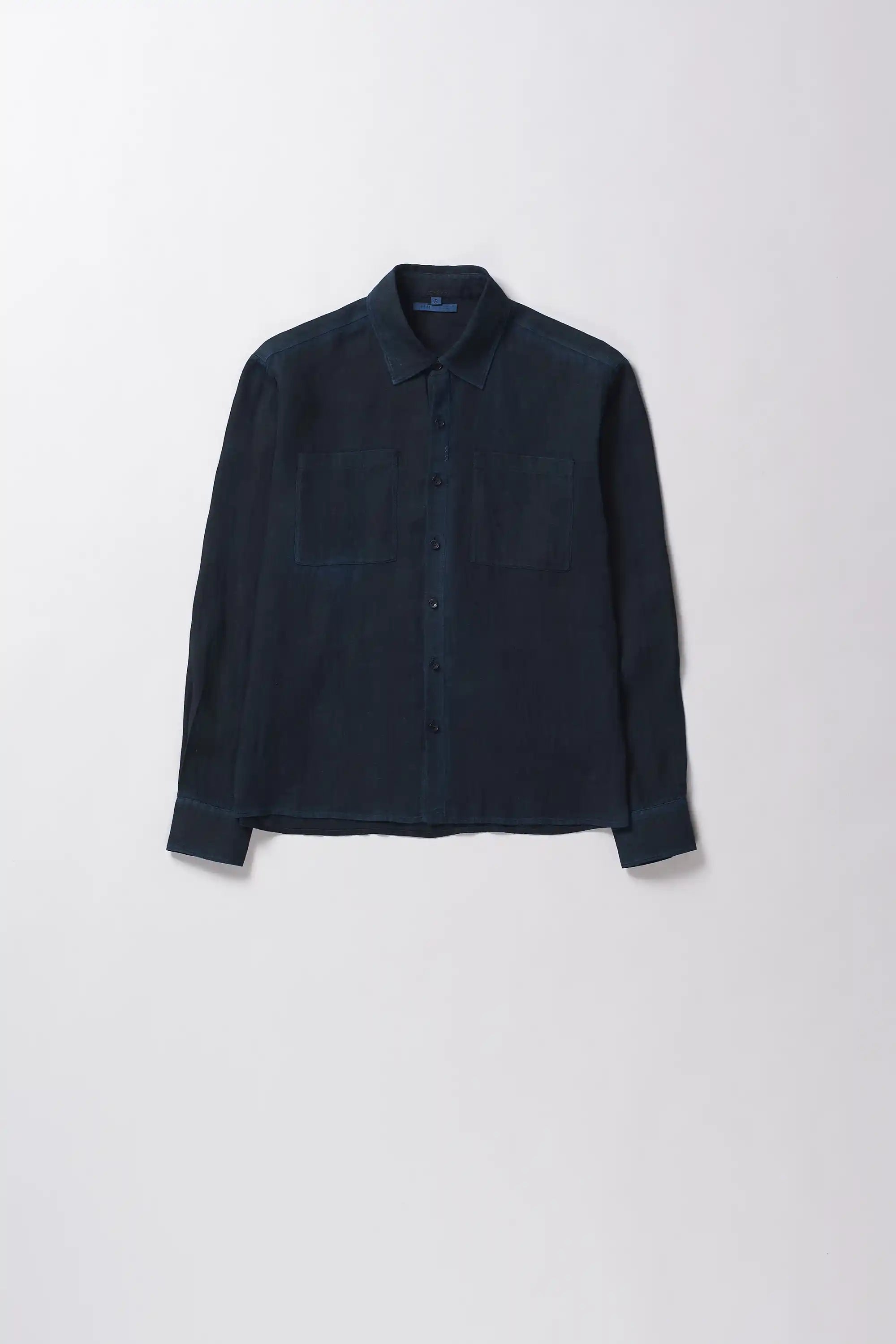 Black shirt on a white background