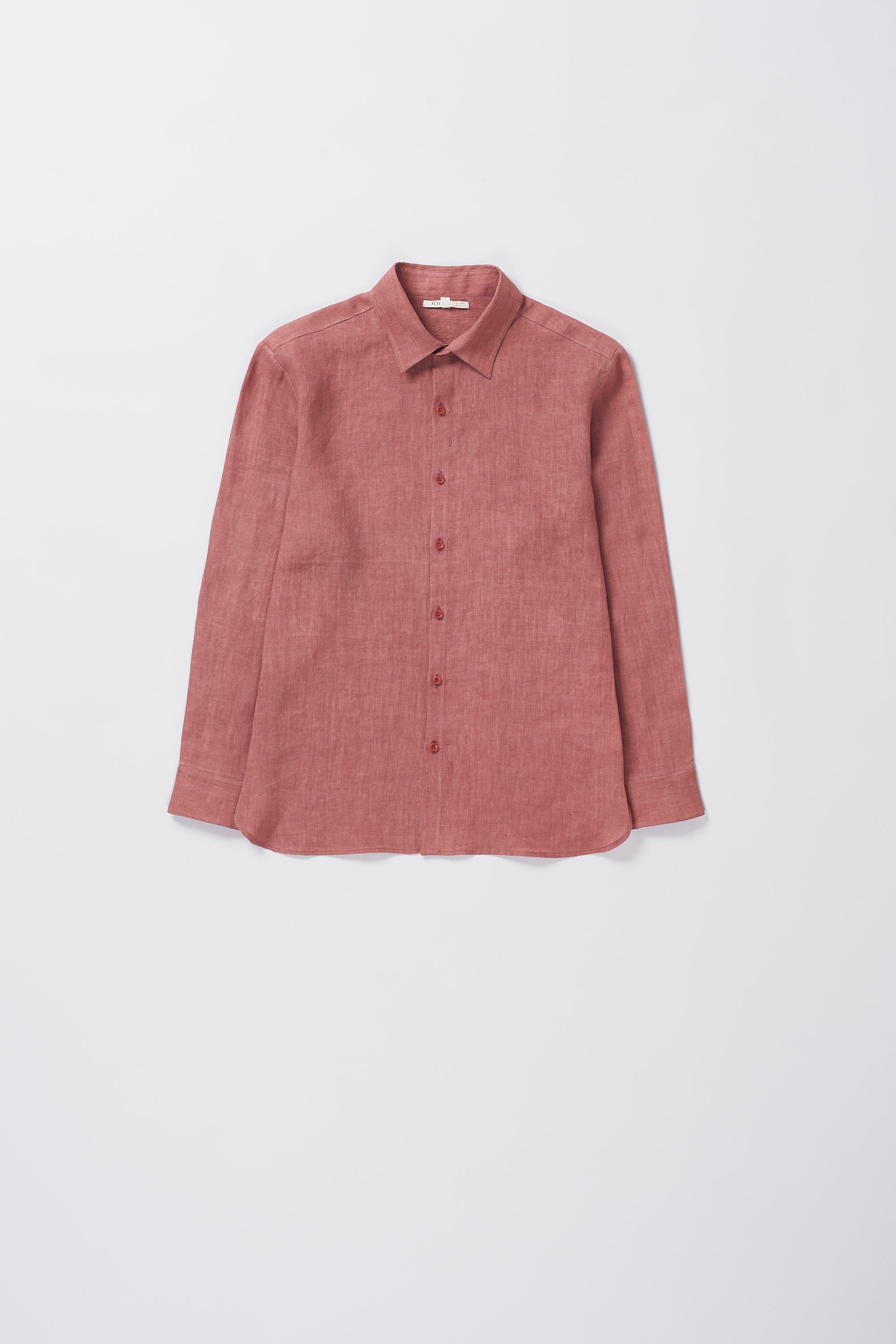 Rough pink linen shirt