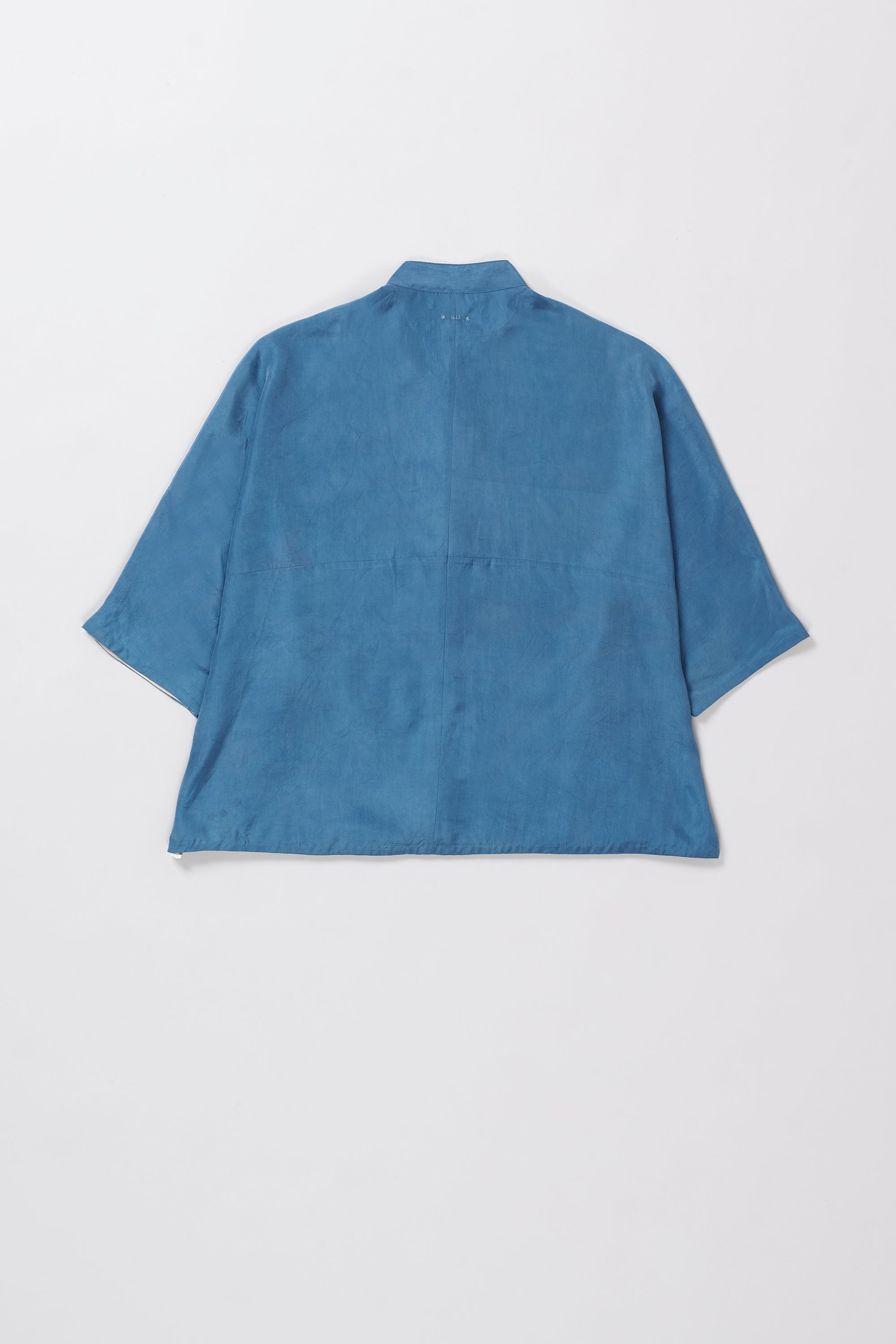 Medium indigo half sleeves shirt