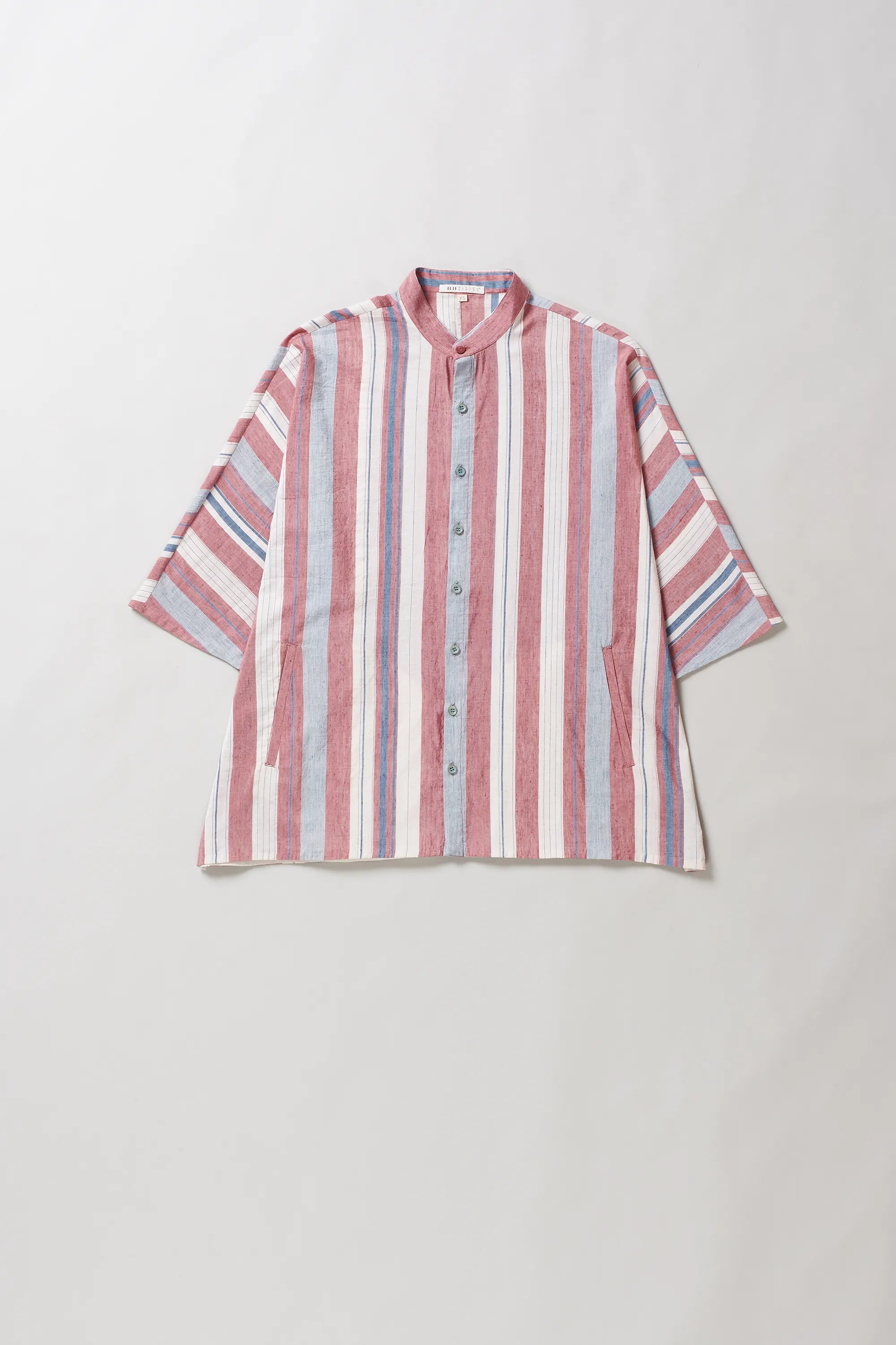 Front image of multi colour cotton shirt