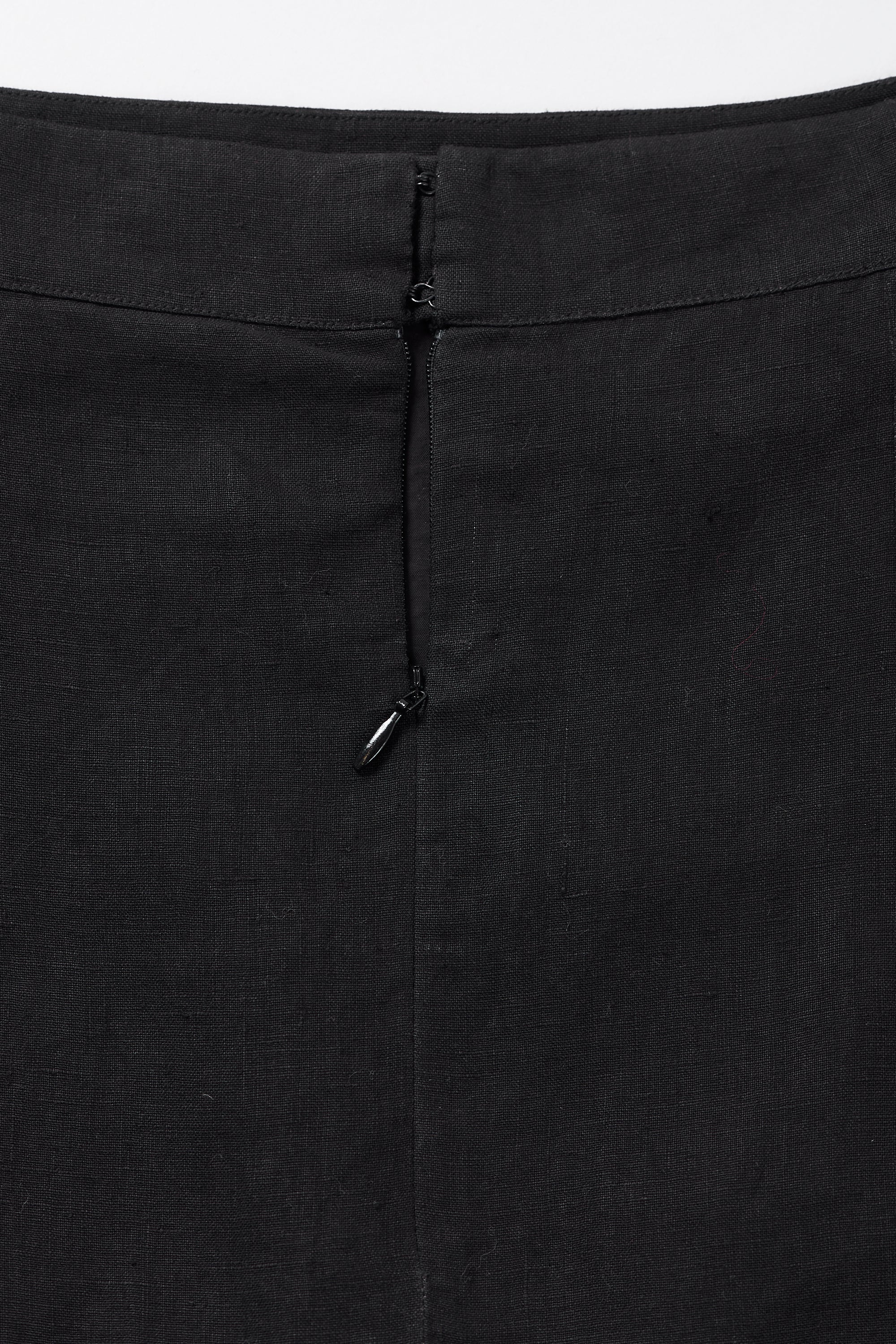 Fabric close-up with zip
