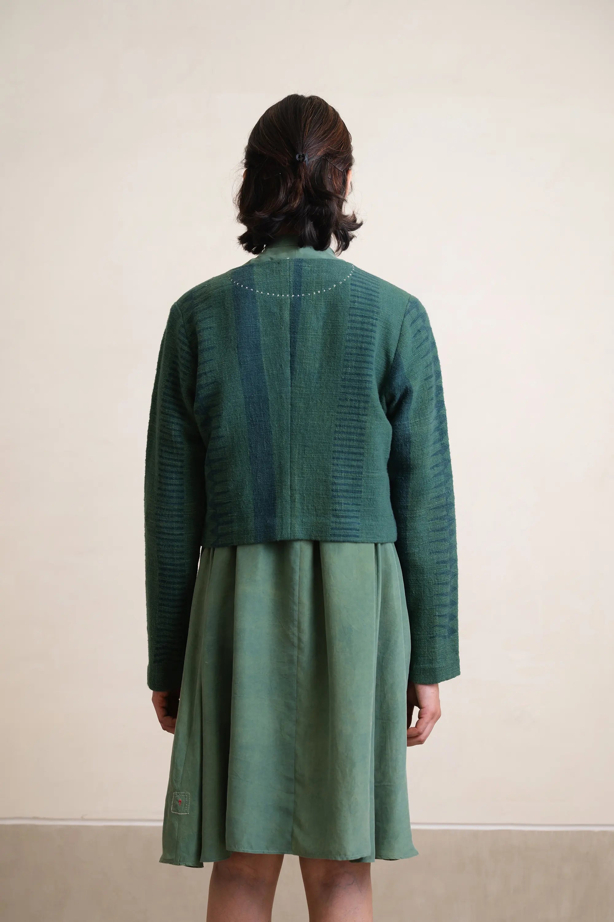Bottle Green Short Jacket