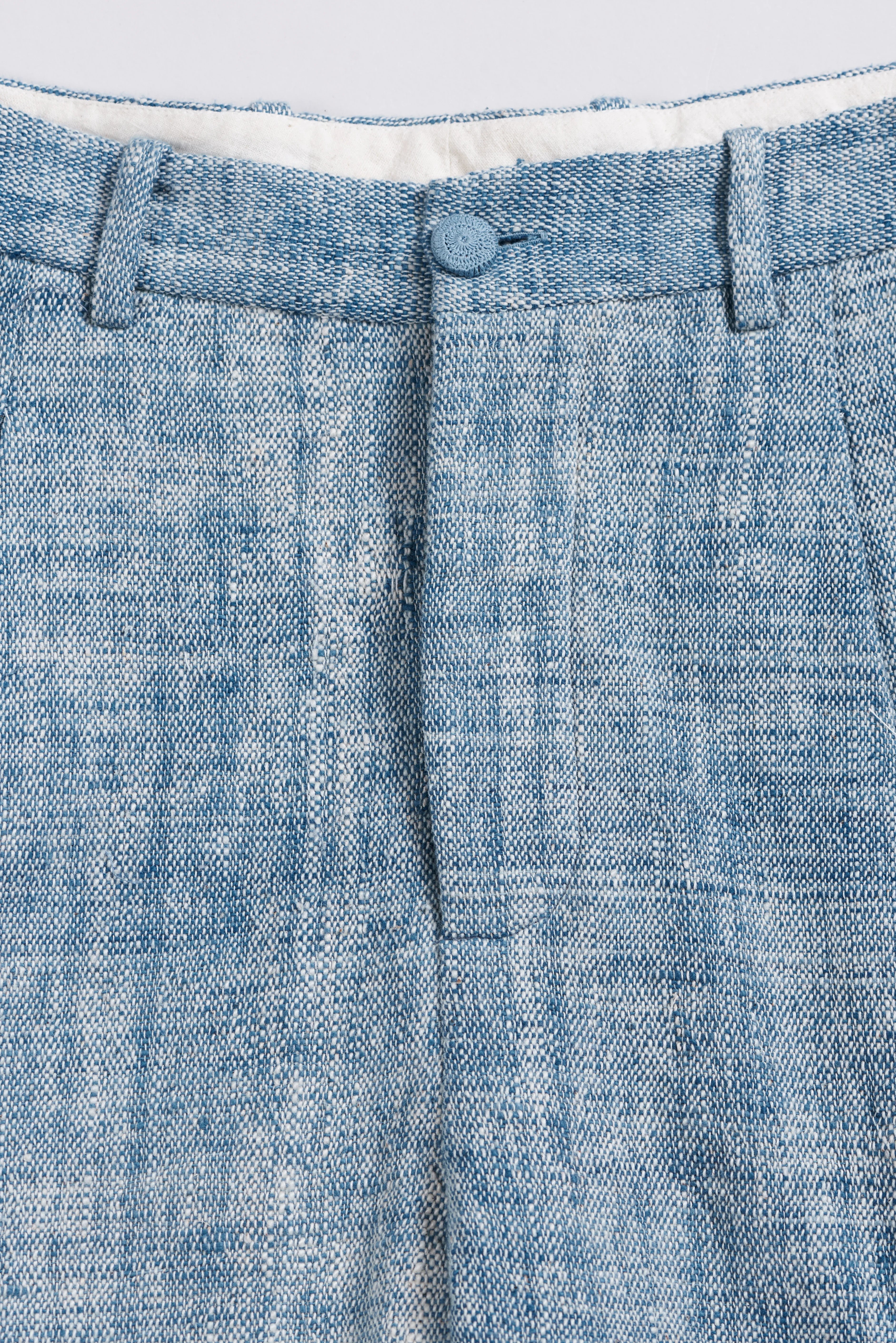 Fabric close-up with button