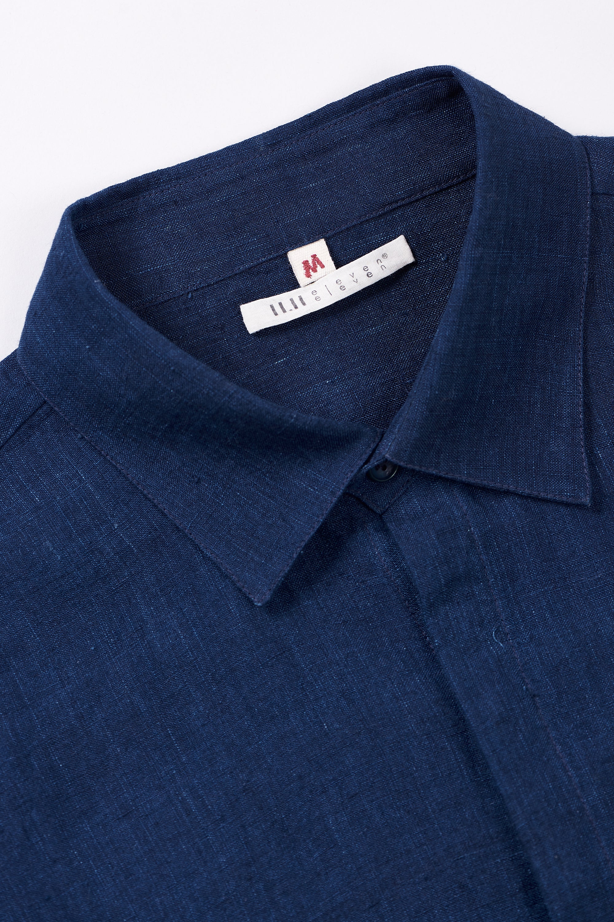 Fabric close- up with buttons and collar
