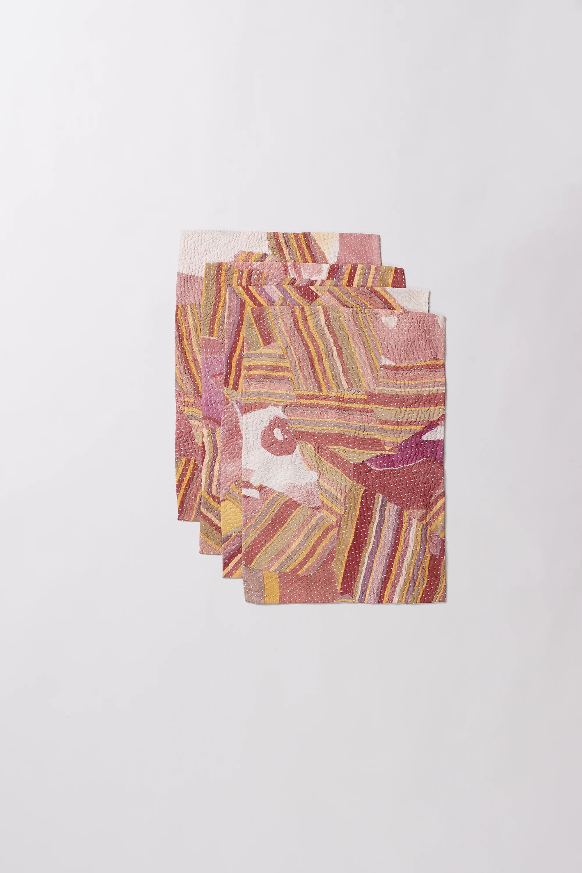 Multi colour placemate with patchwork