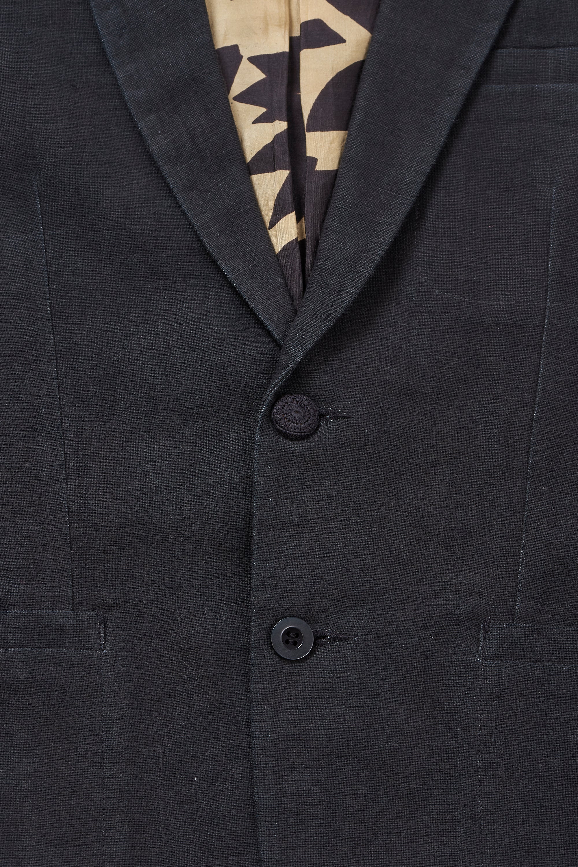 Fabric close-up with buttons