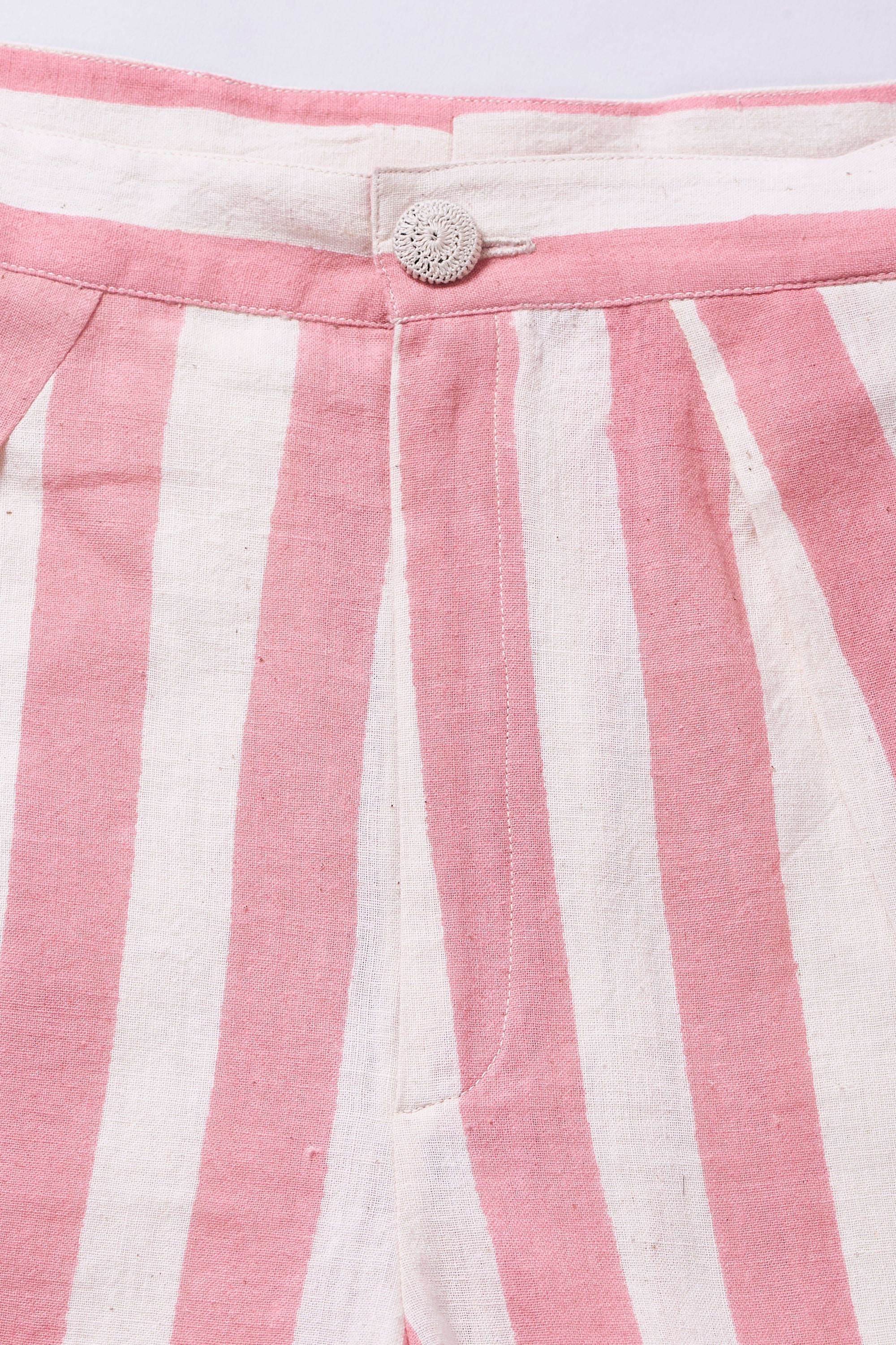 Fabric close-up with button