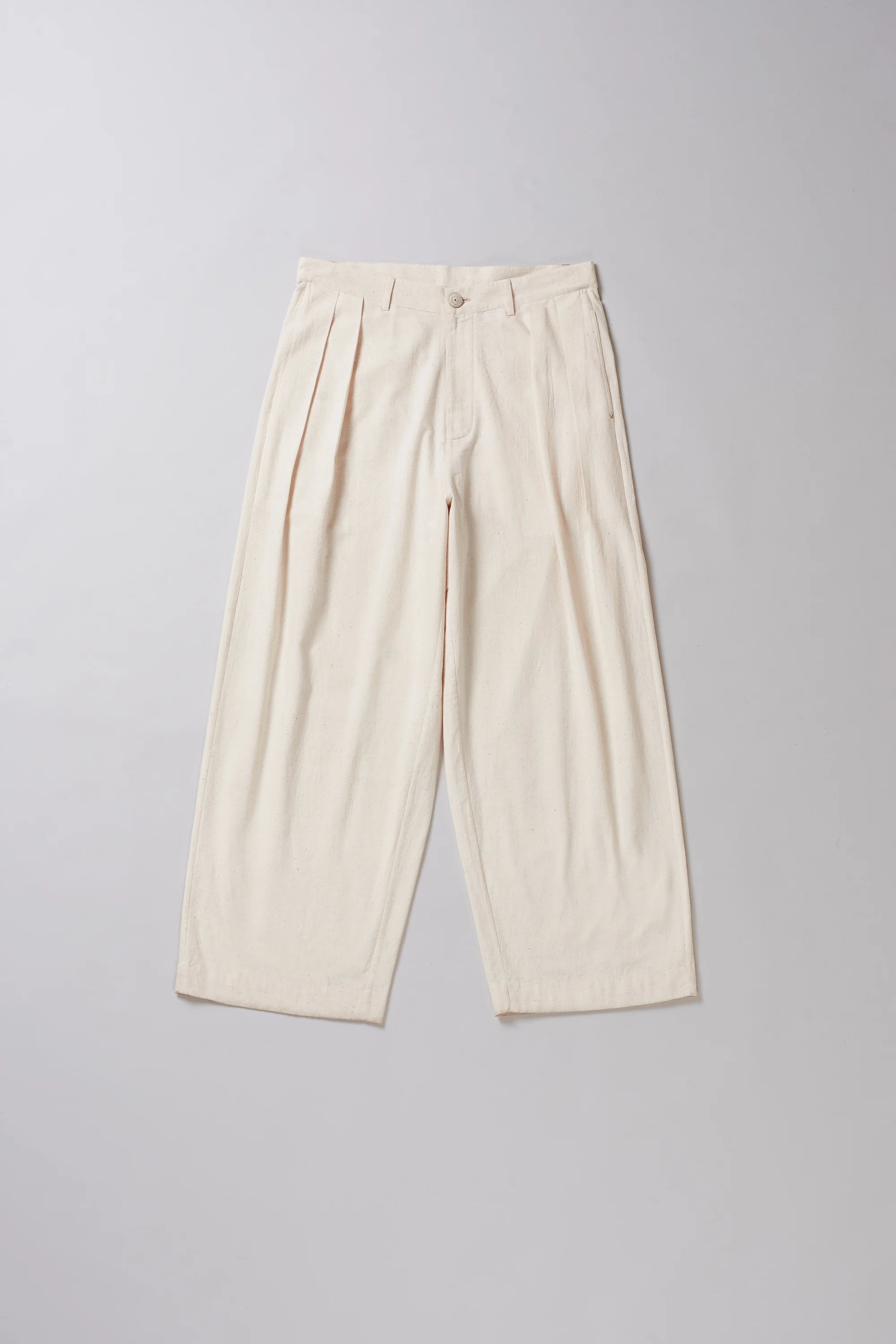 Ecru cotton pant