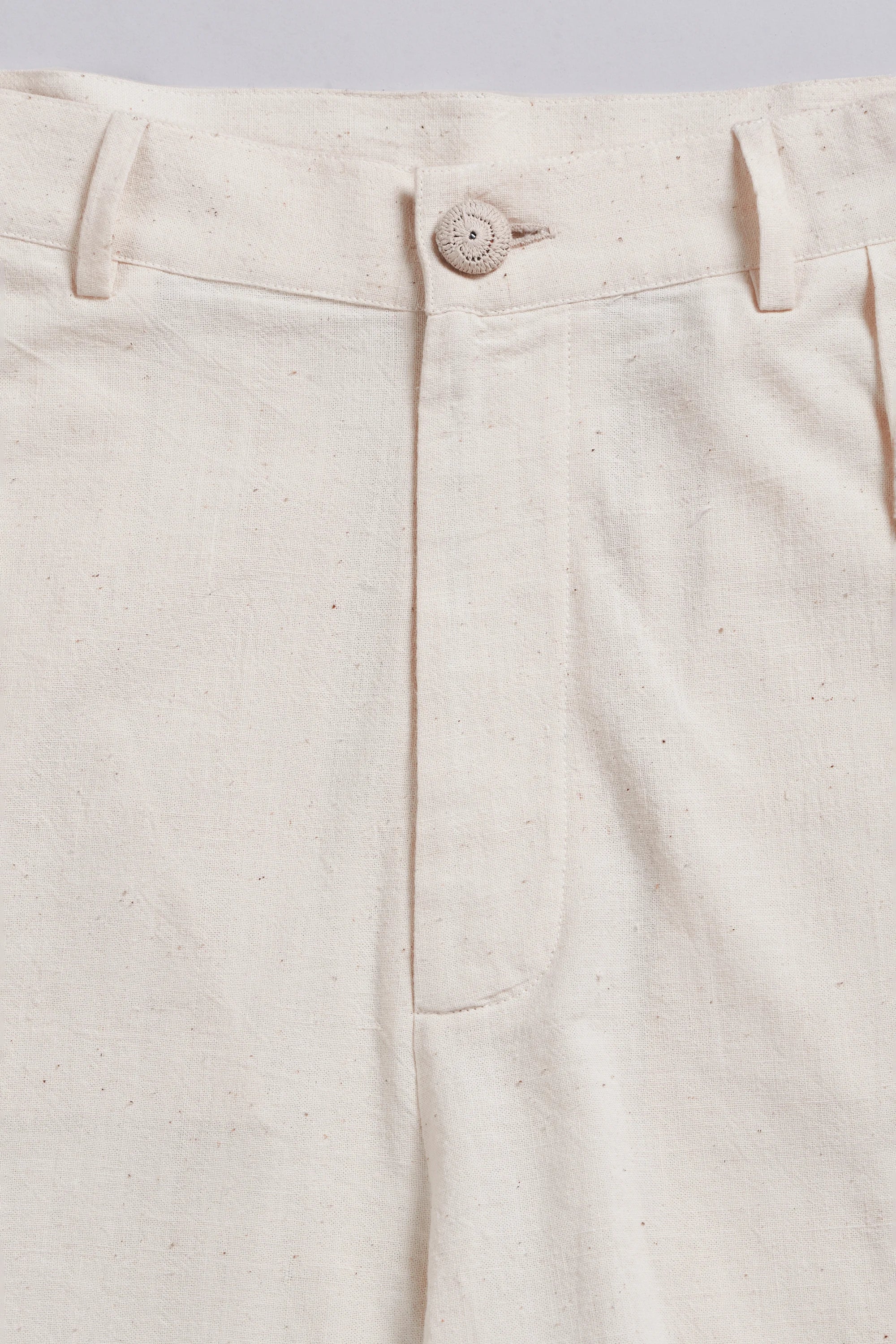 Fabric close-up with button