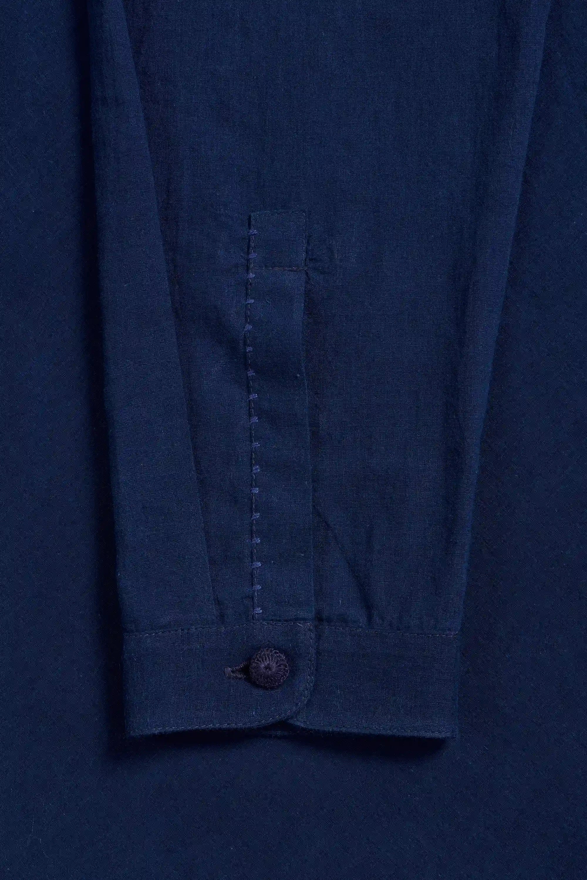 Fabric close-up with sleeve and hand details