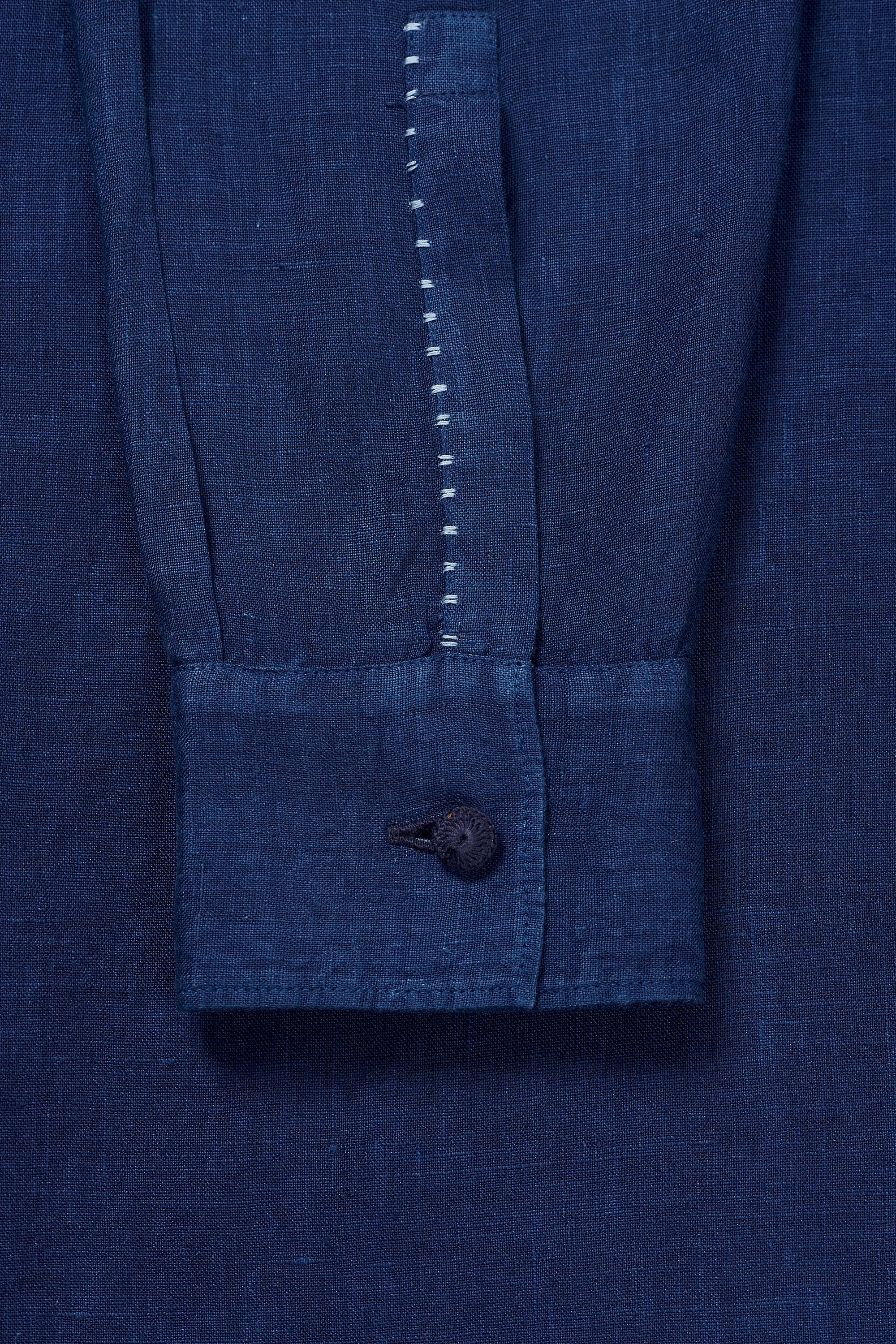 Close-up of sleeve with hand detailing