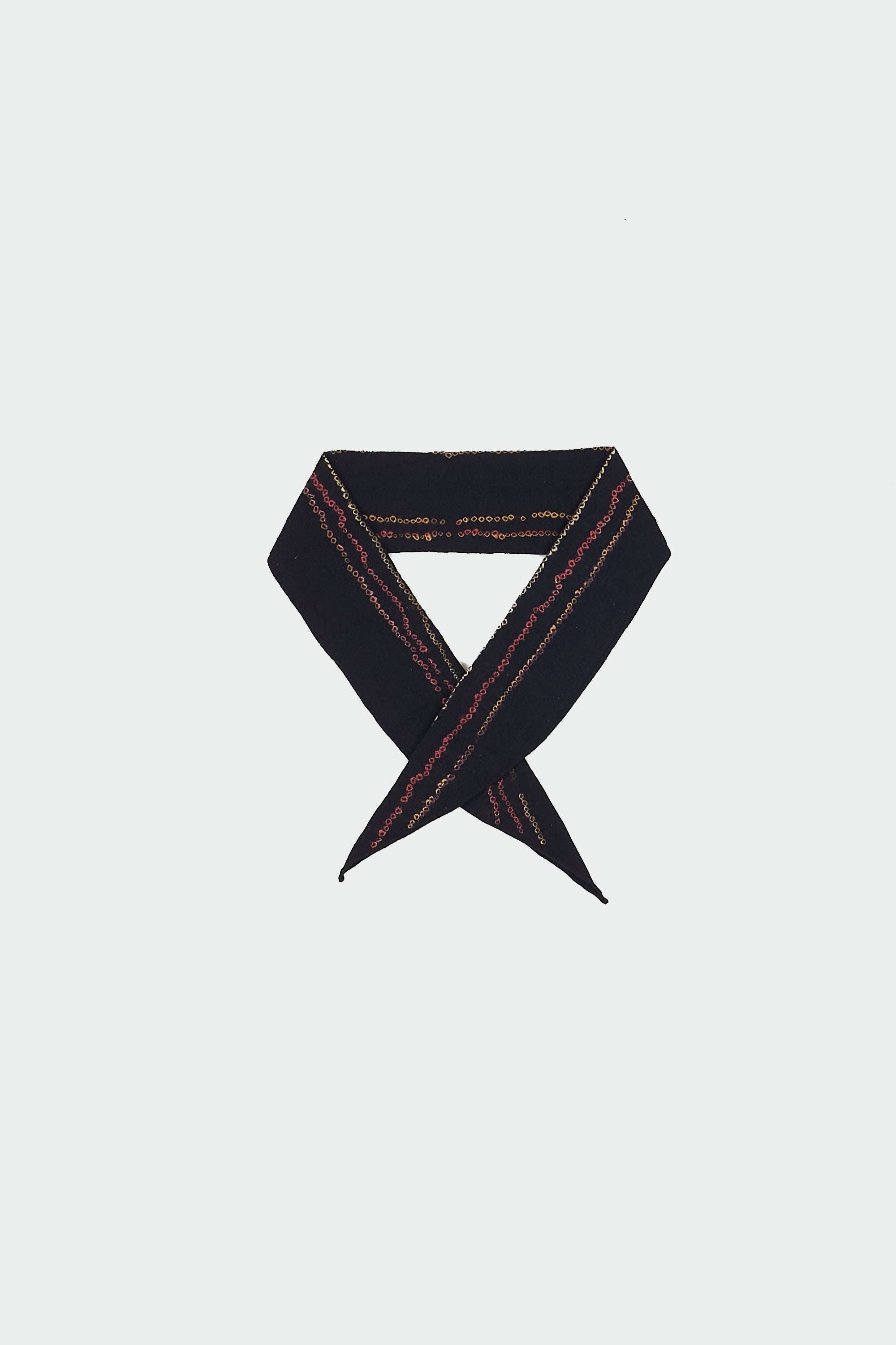 Black cotton bandana