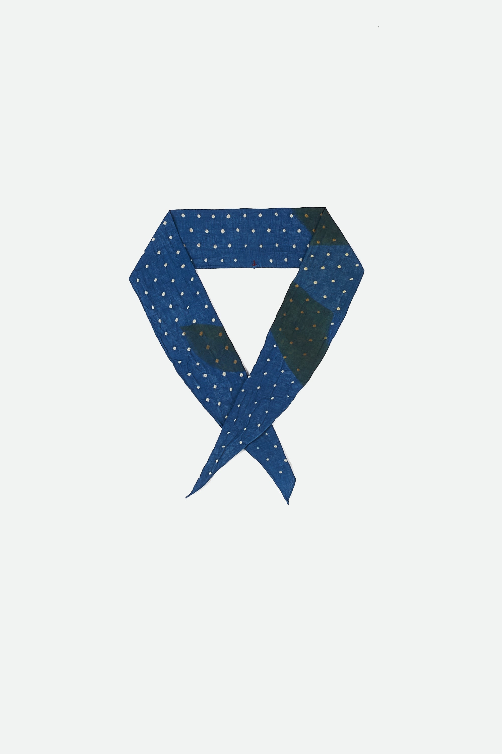 Indigo bandhani bandana
