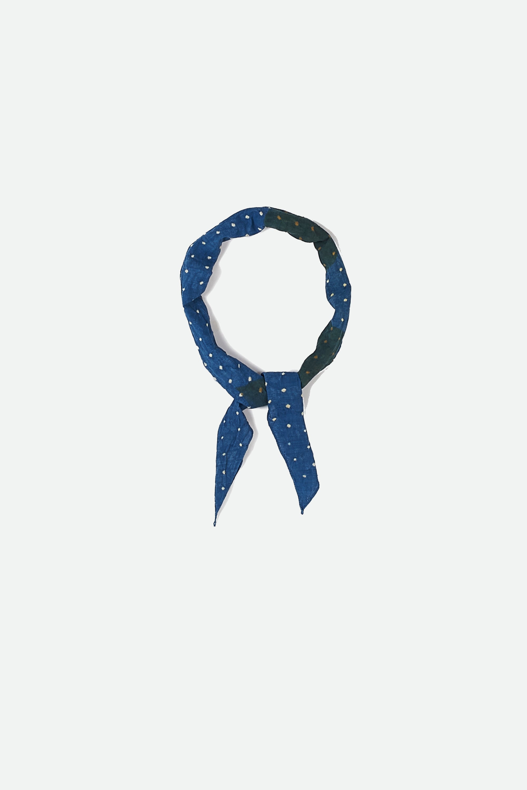 Light indigo cotton bandana