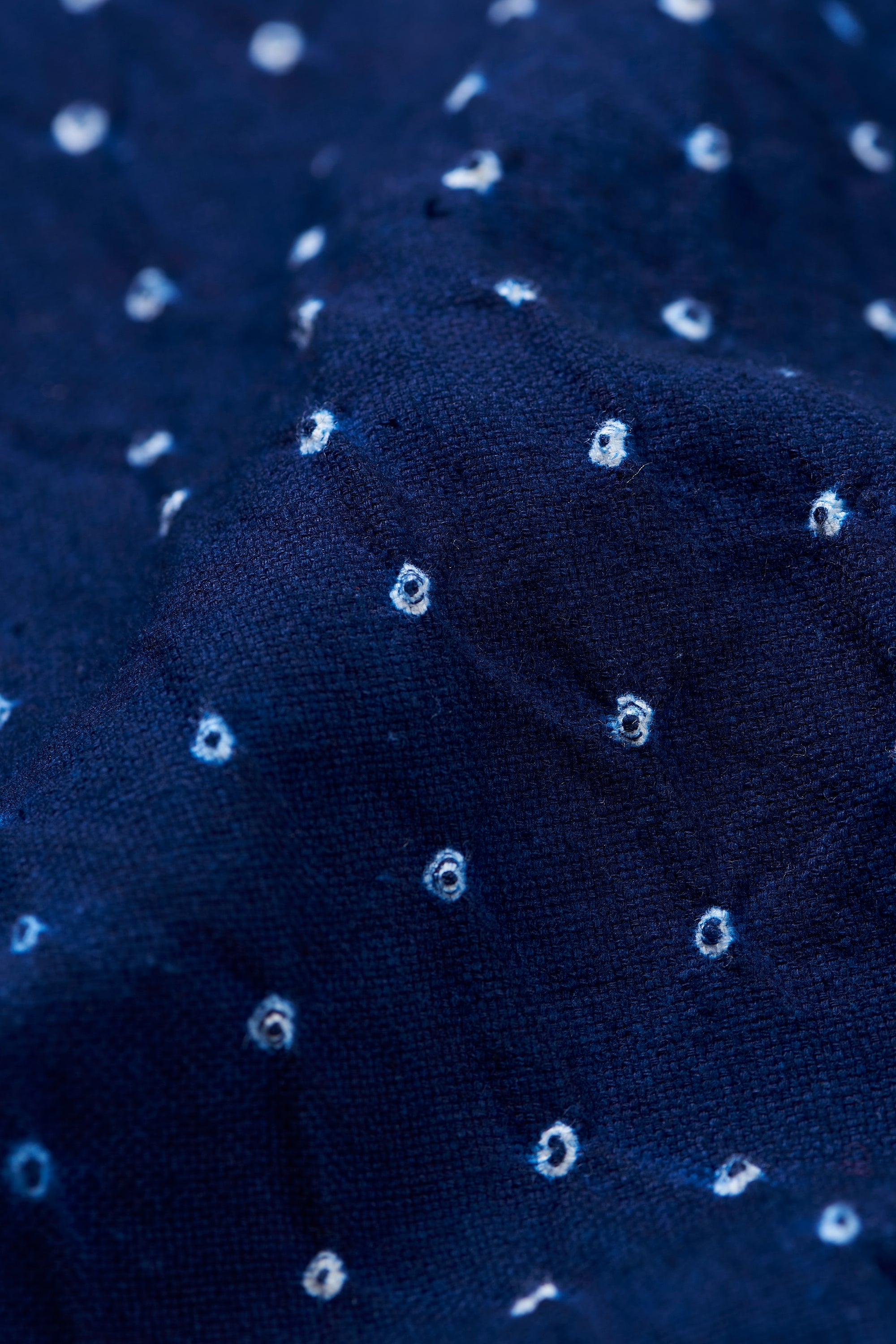 Fabric close-up with bandhani