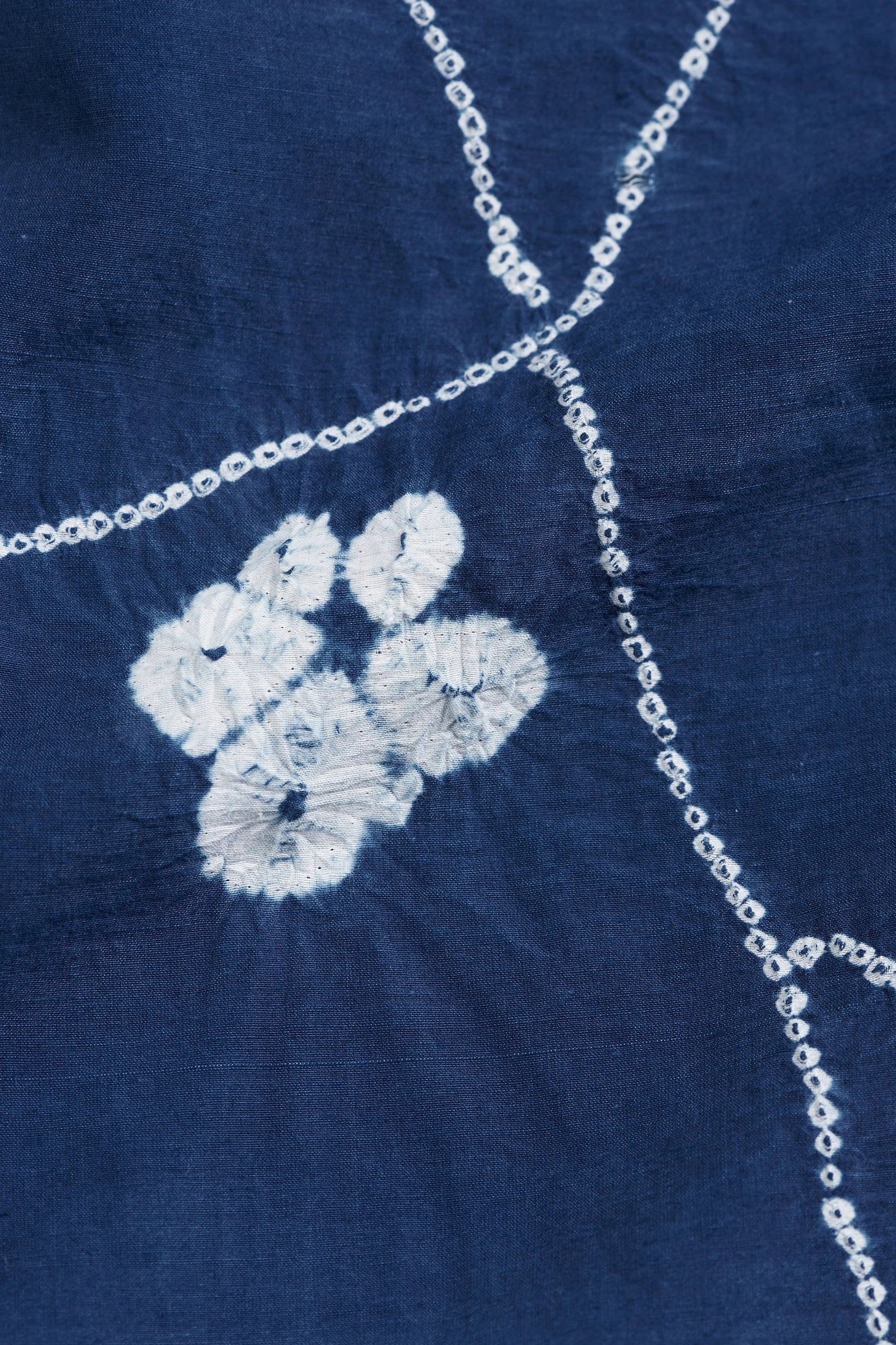 Fabric close-up with sargam bandhani