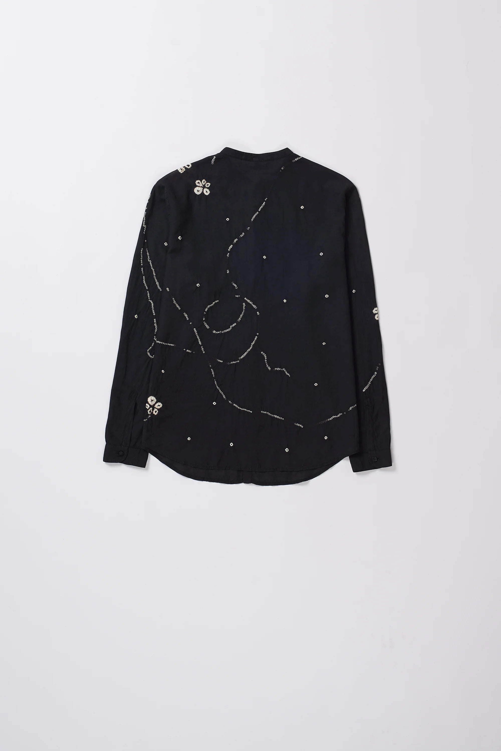 Black bandhani shirt