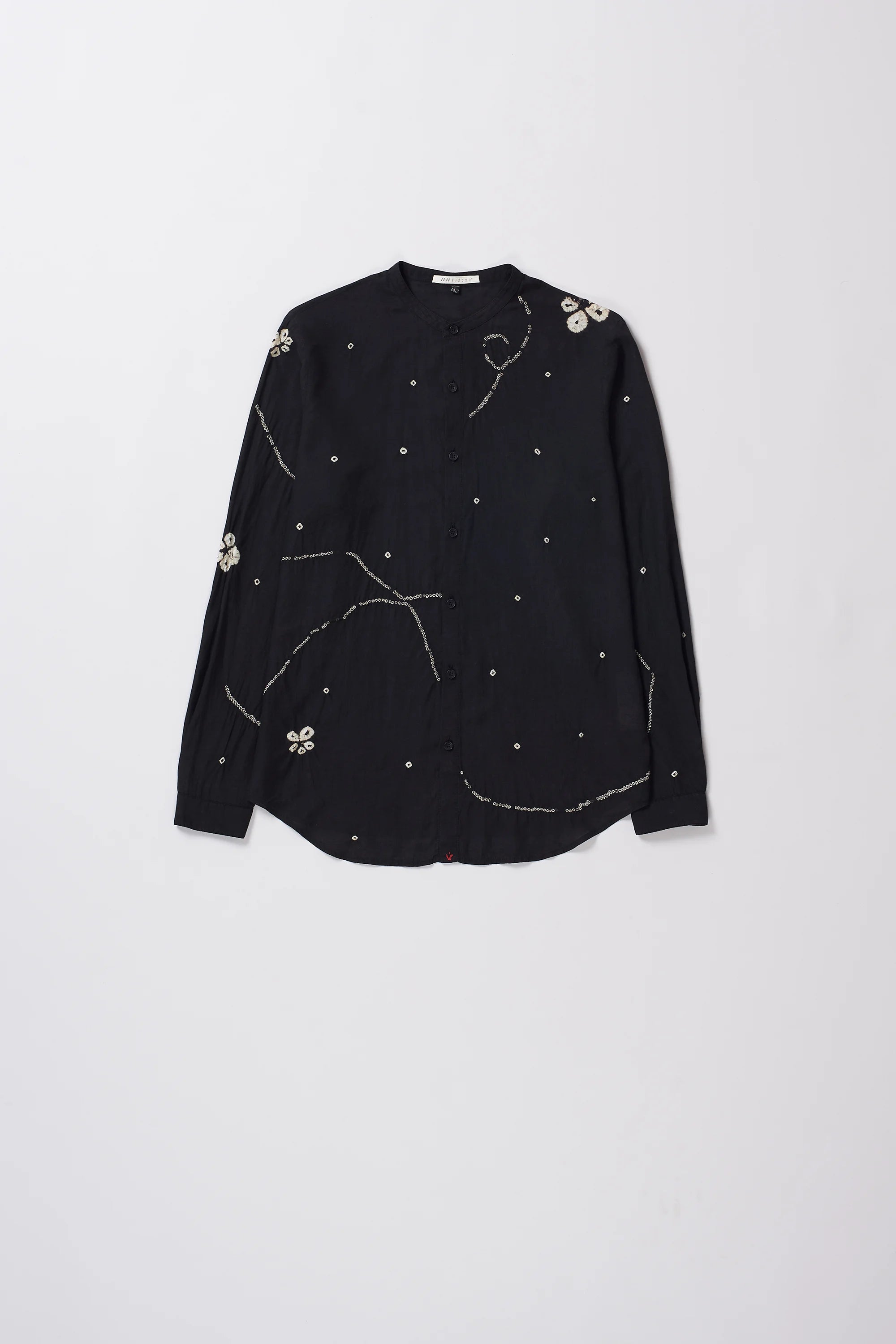 Black bandhani shirt