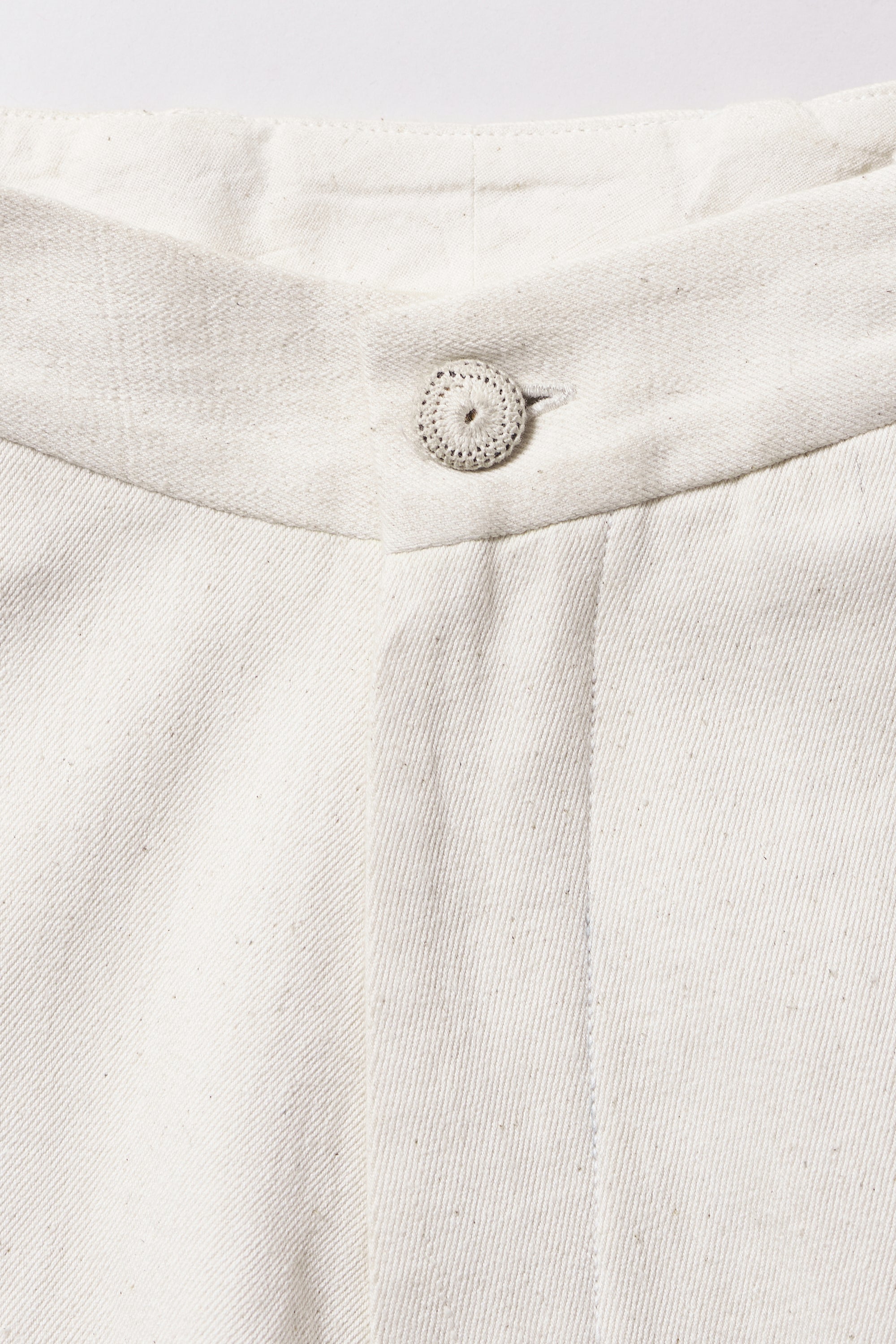 Fabric close-up with button