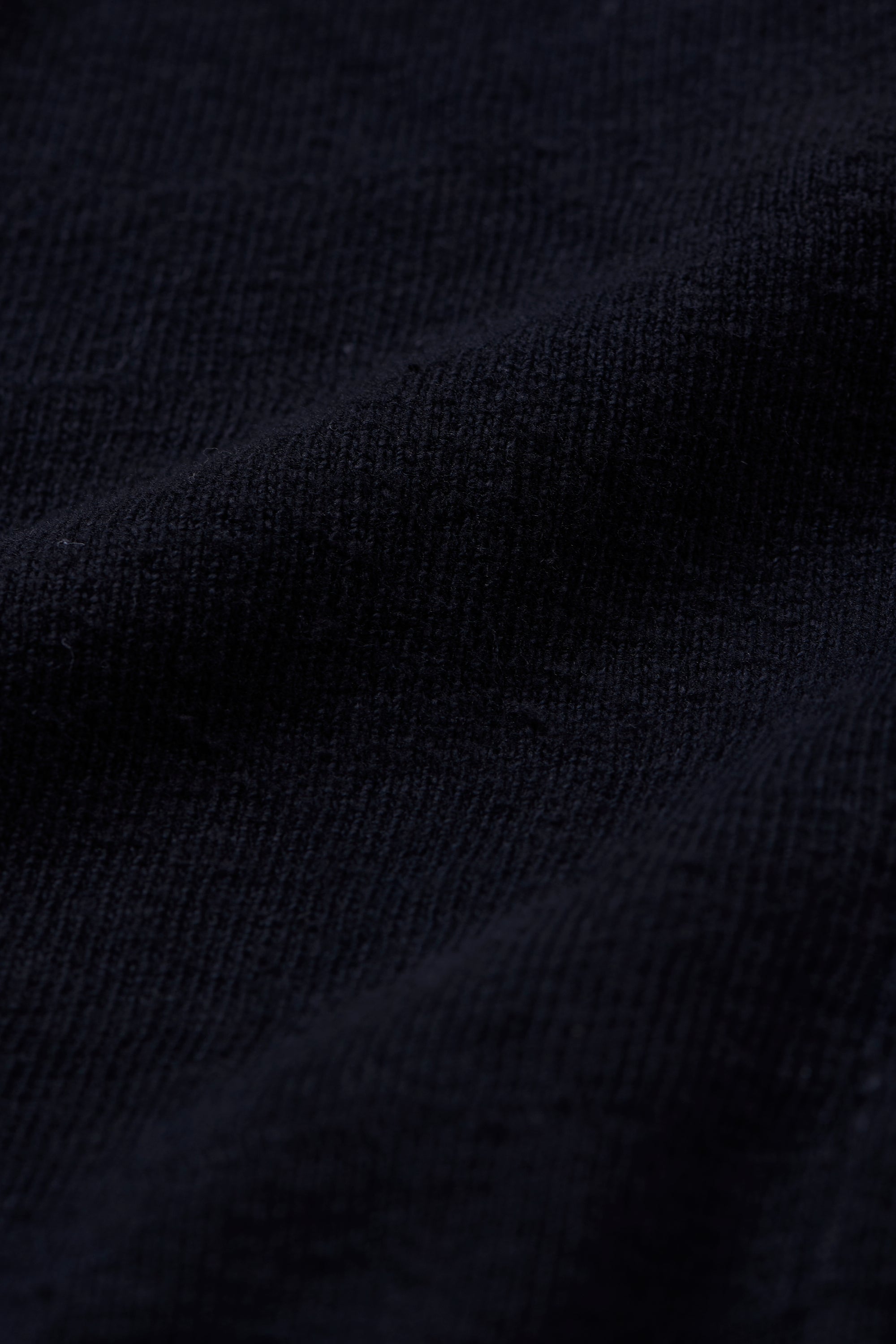 Close-up of a black t-shirt