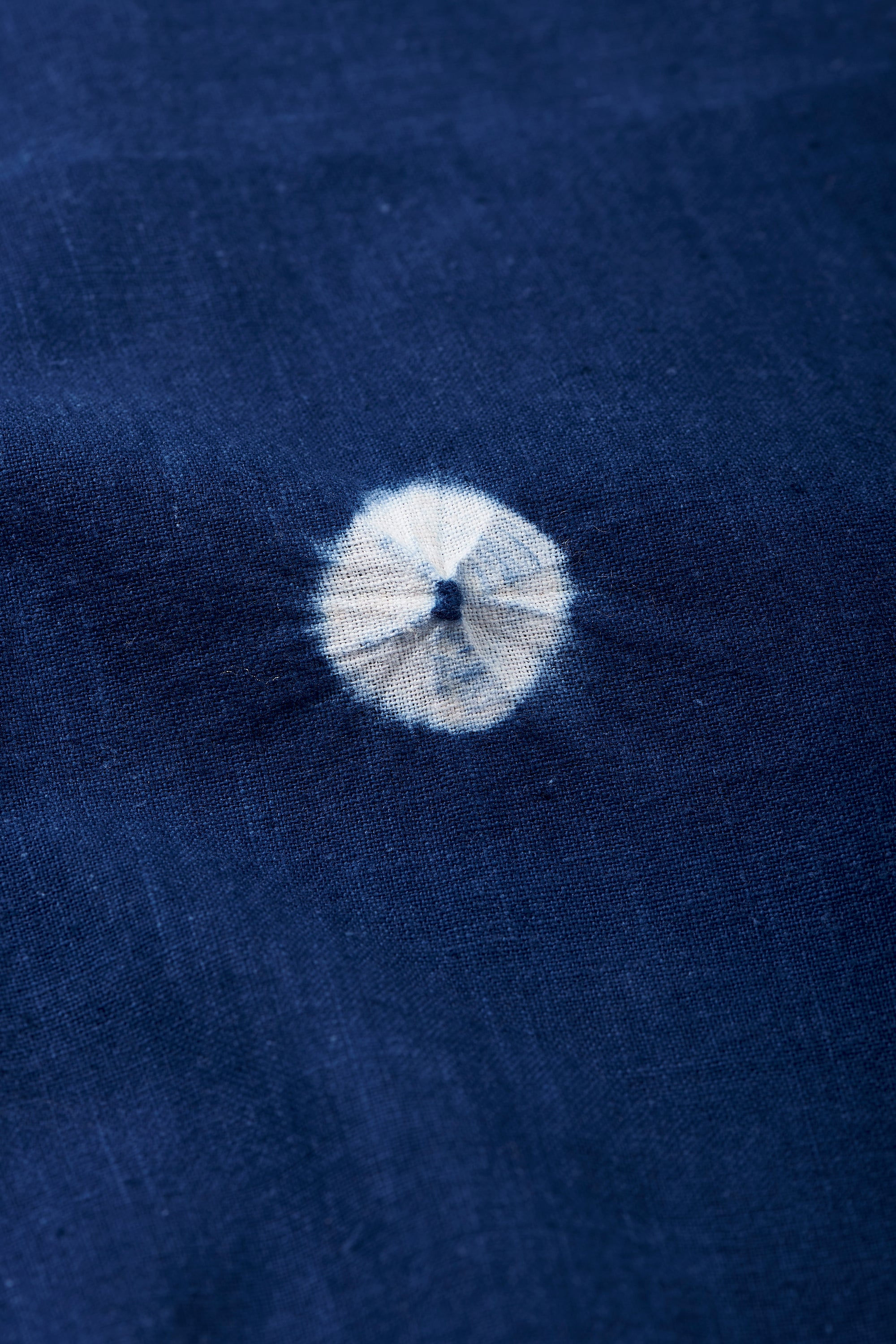 Fabric close-up with shibori