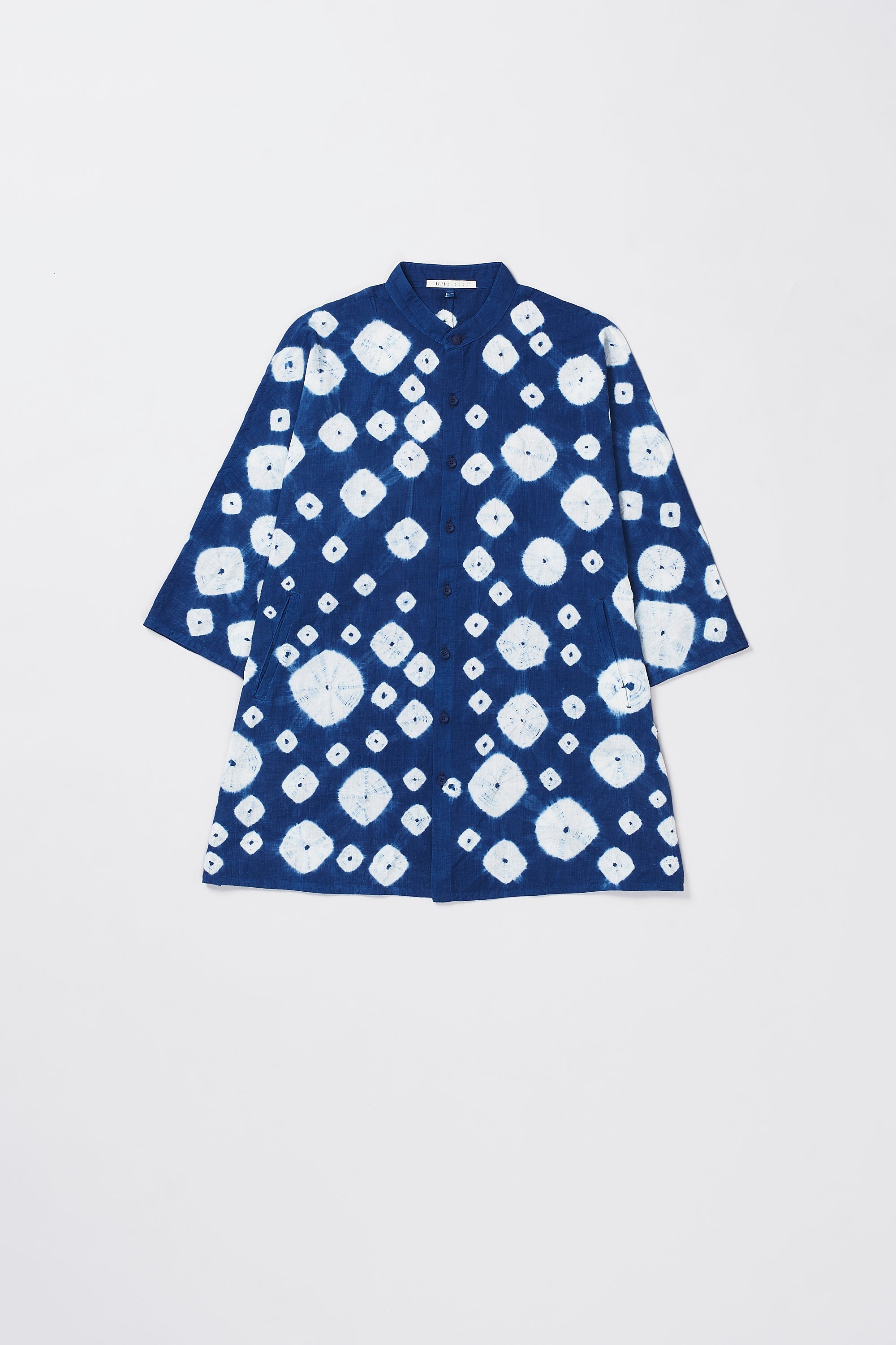 Medium indigo cotton shirt