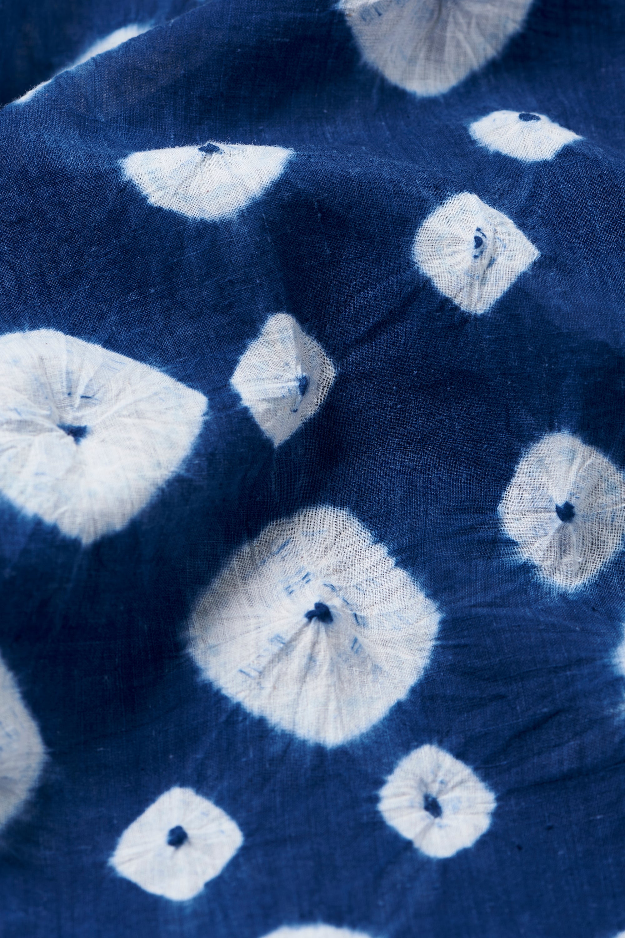 Fabric close-up with shibori