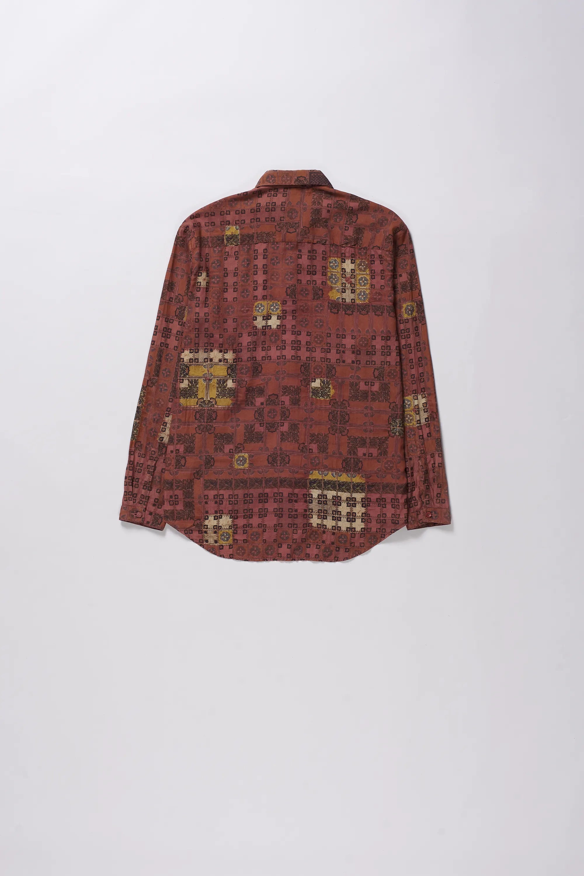 French Rose Chettinad Inspired Shirt