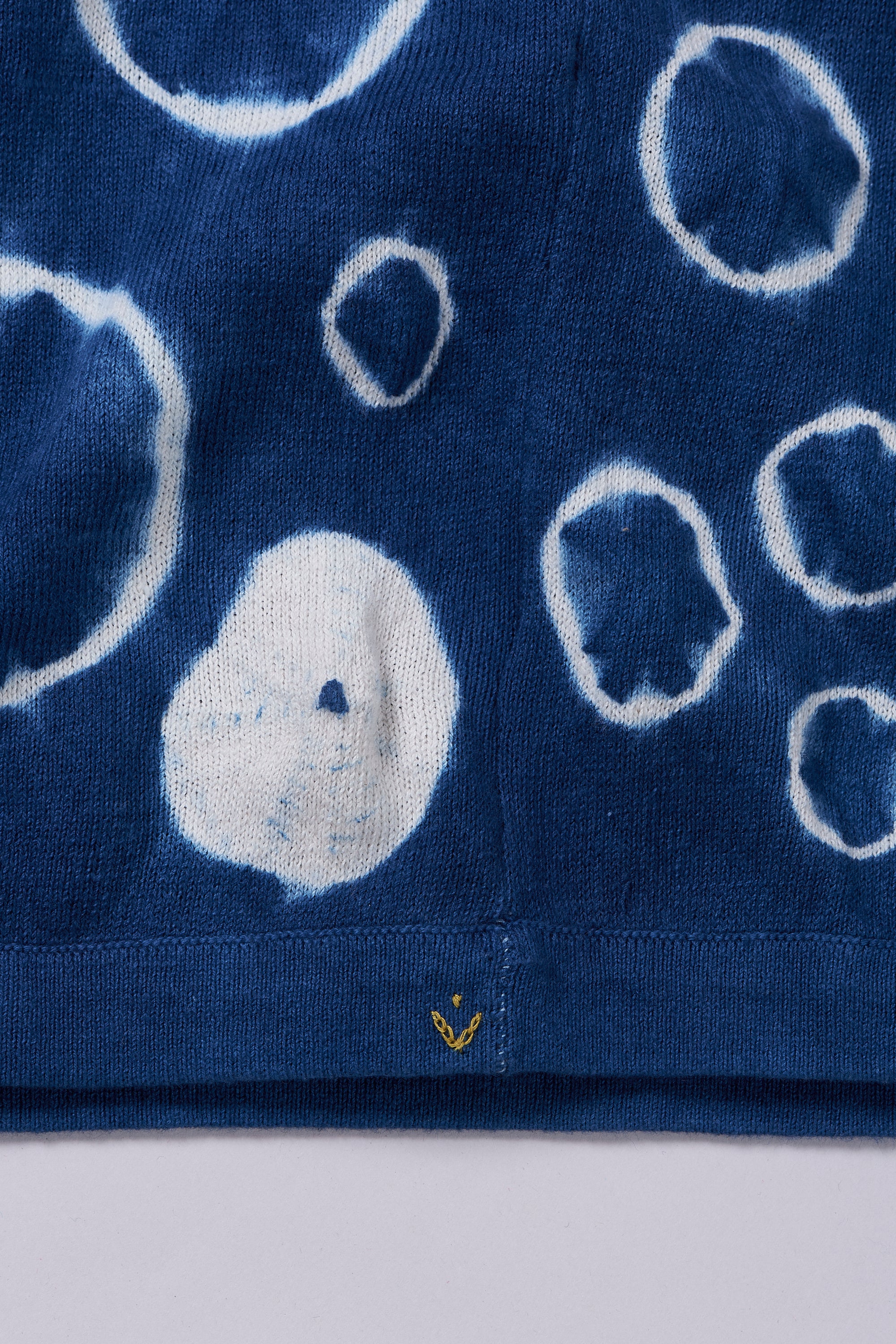 Fabric close-up with shibori