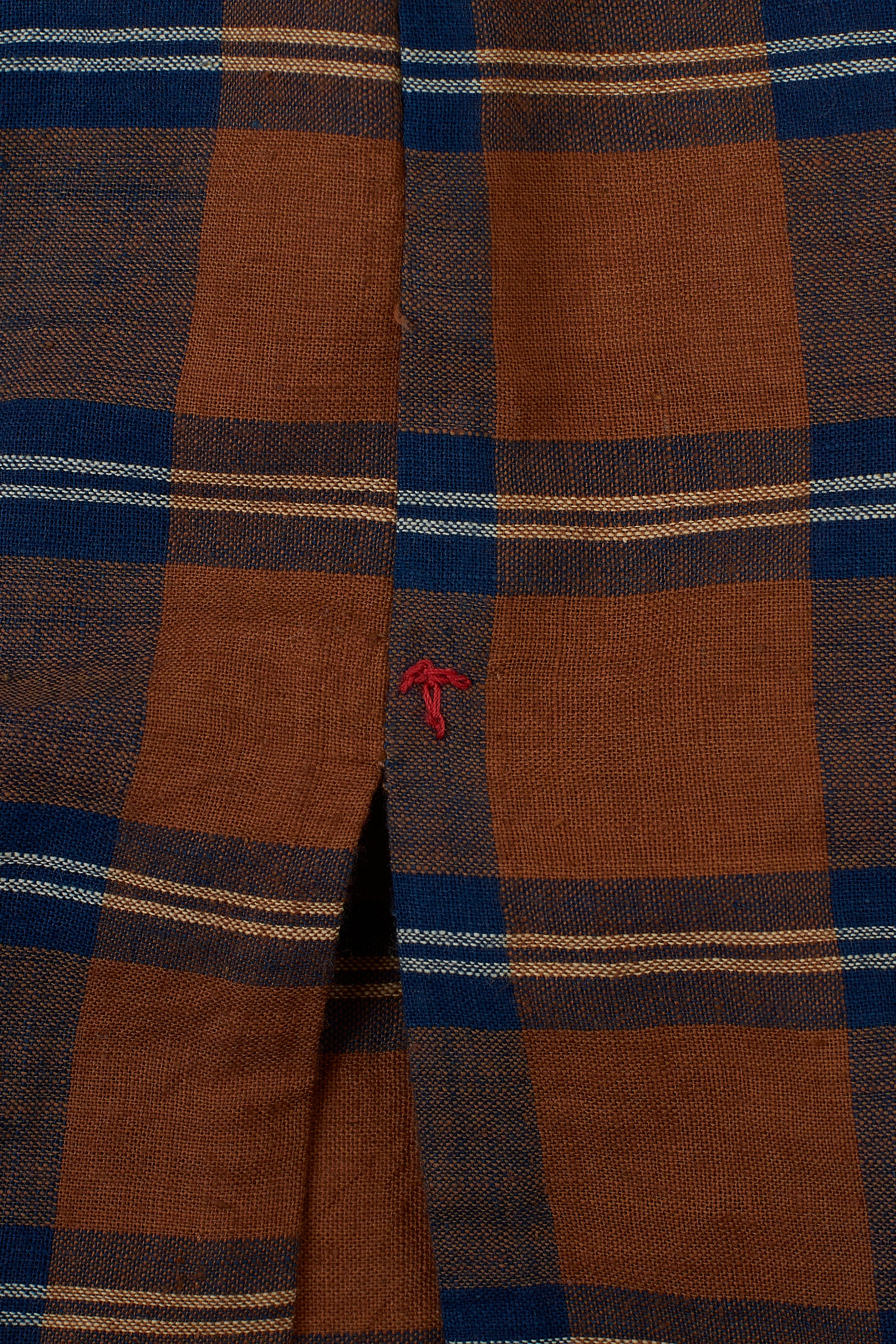 Multi Colour Yarn Dyed Spread Collar Shirt
